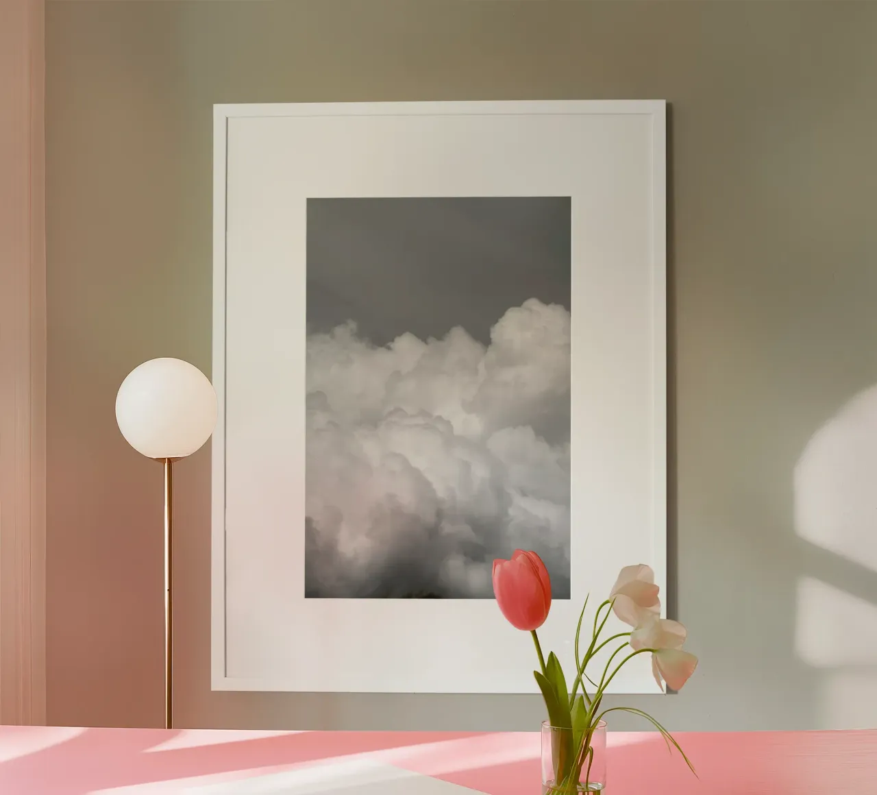 Minimal But Bold Clouds carta hahnemühle da Studio Nahili