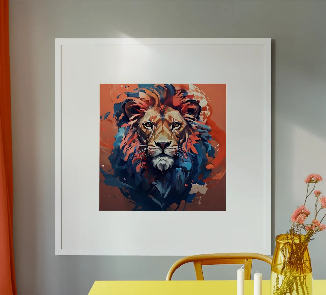 Lion_Style_F_2 hahnemühle by Tierisch bunt by LK