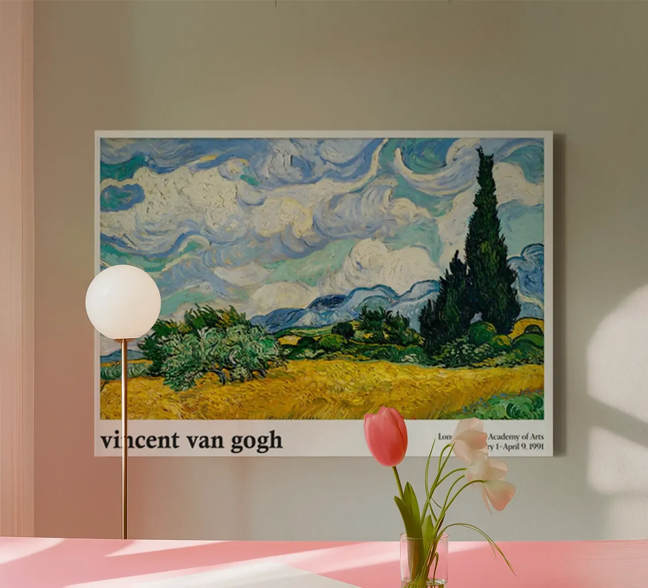 Vincent van Gogh - Wheat Field with Cypresses canvas by ashcraft shop