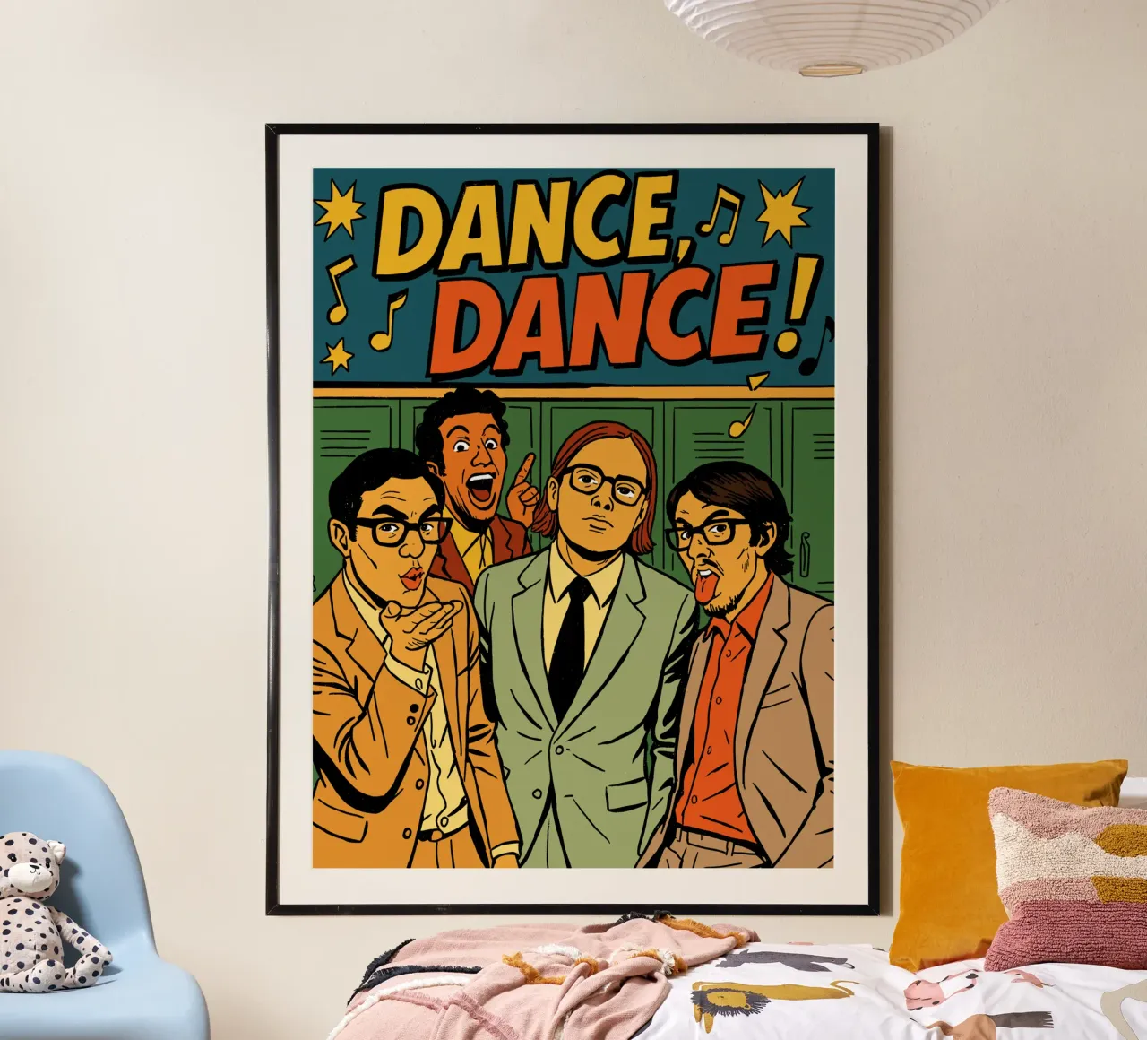 Danza poster con marco de madera de lucasmeier