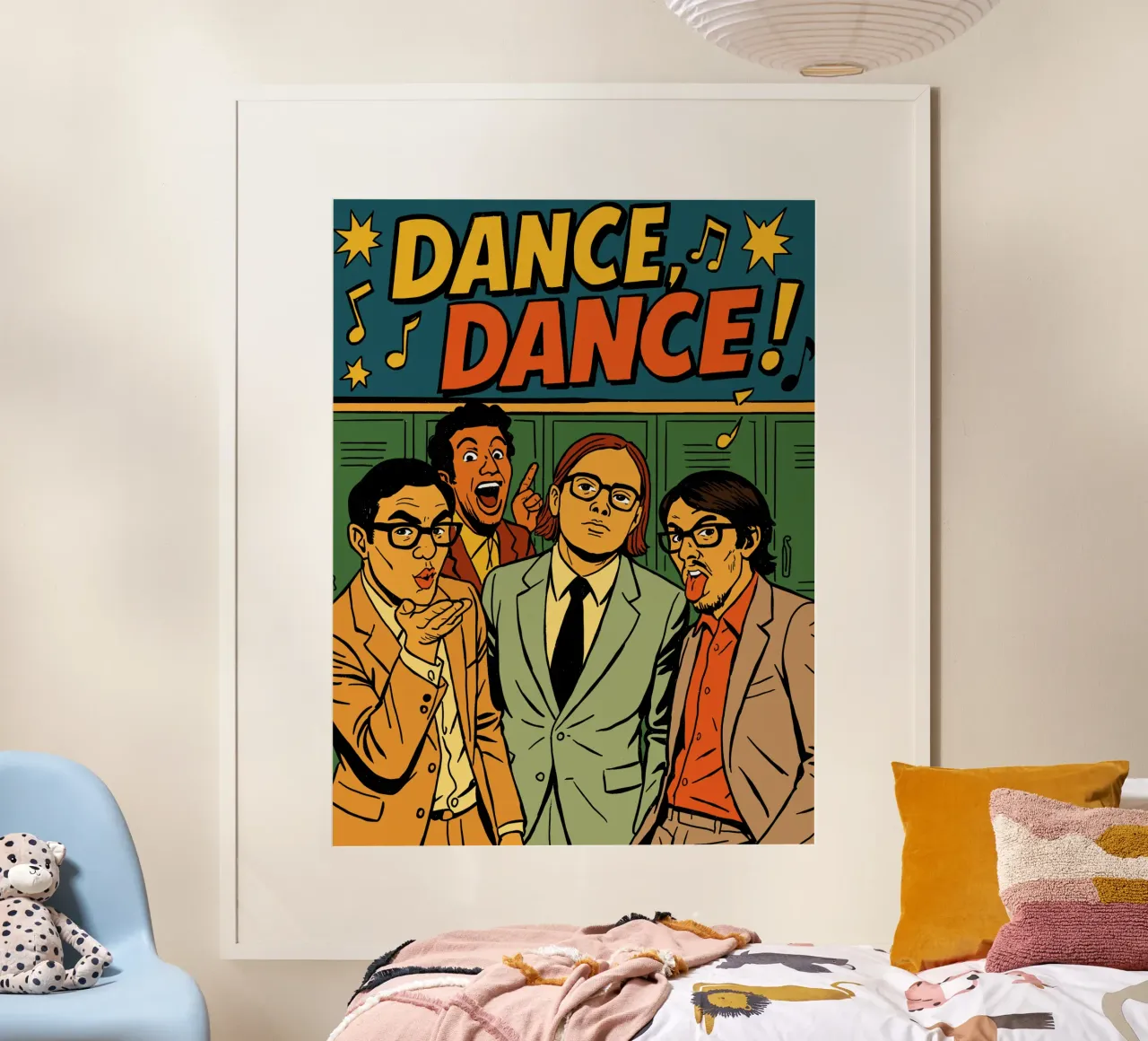 Danza poster con marco de madera de lucasmeier
