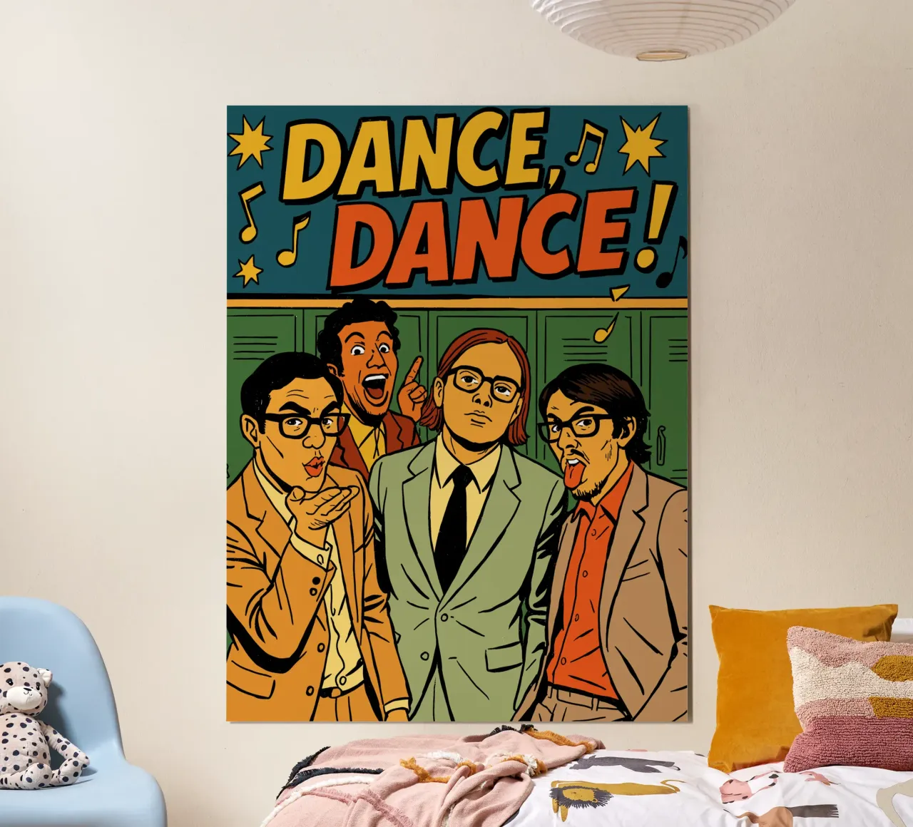 Danza poster con marco de madera de lucasmeier