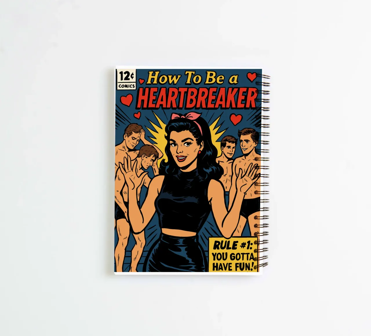 How to Be a Heartbreaker spiral notebook by lucasmeier