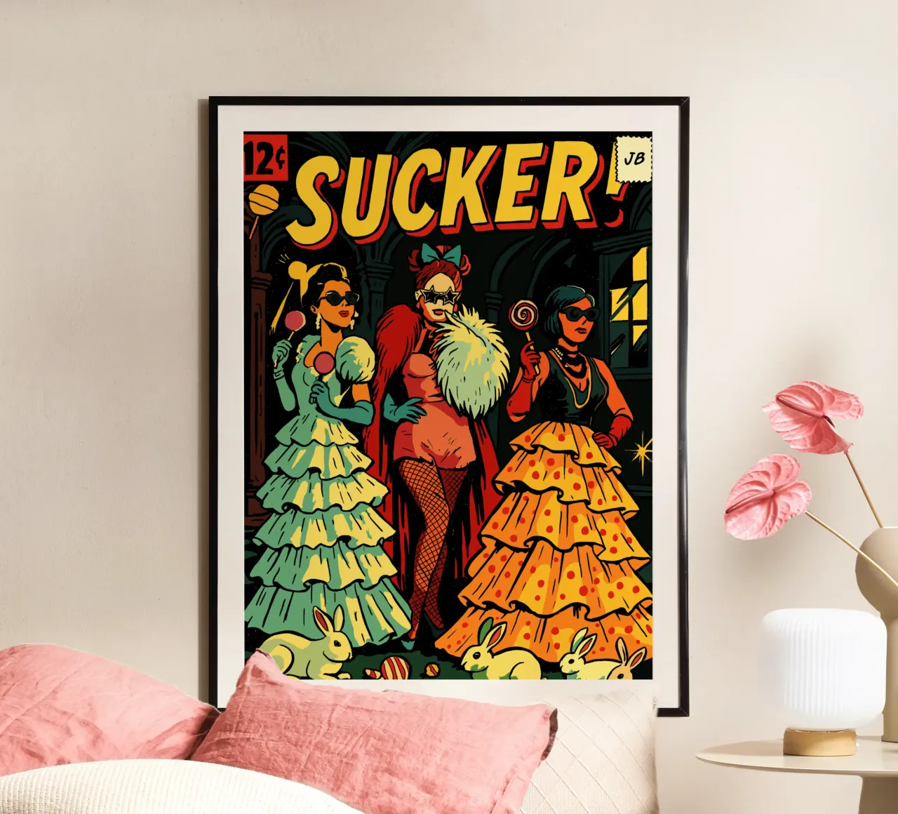 Succhiatore poster con telaio in plastica da lucasmeier