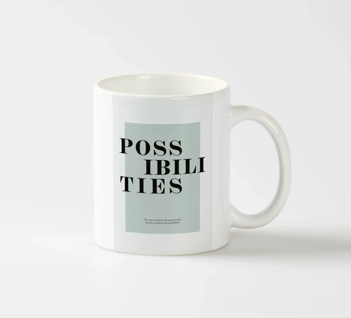 Possibilities ceramic mug by Ayleen