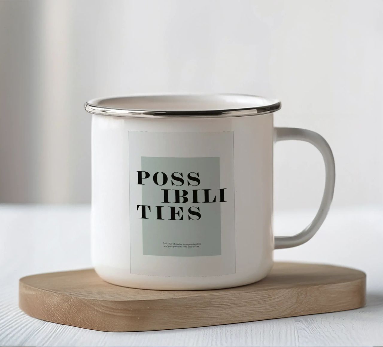 Possibilities tazza in smalto da Ayleen