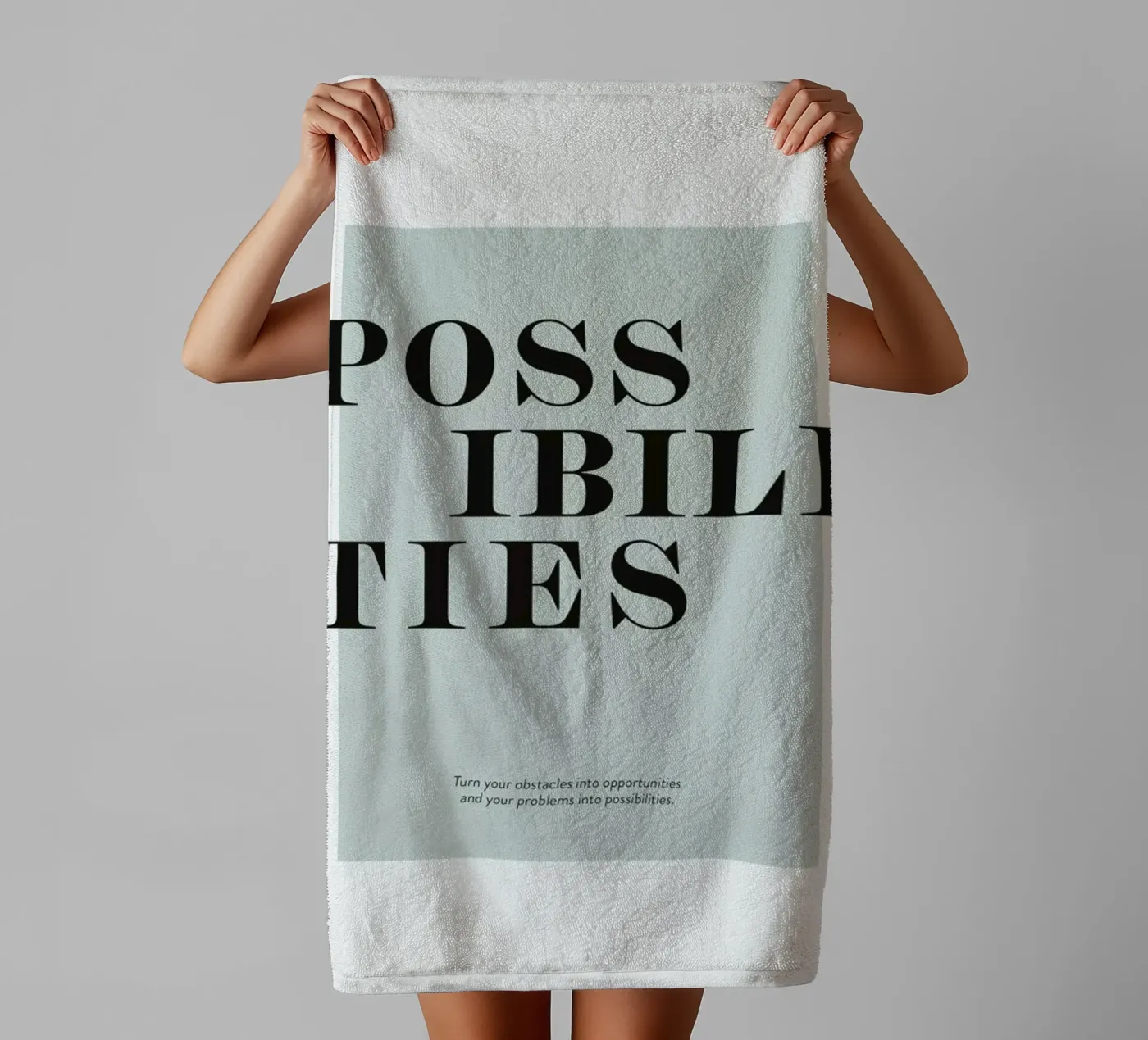 Possibilities towel by Ayleen