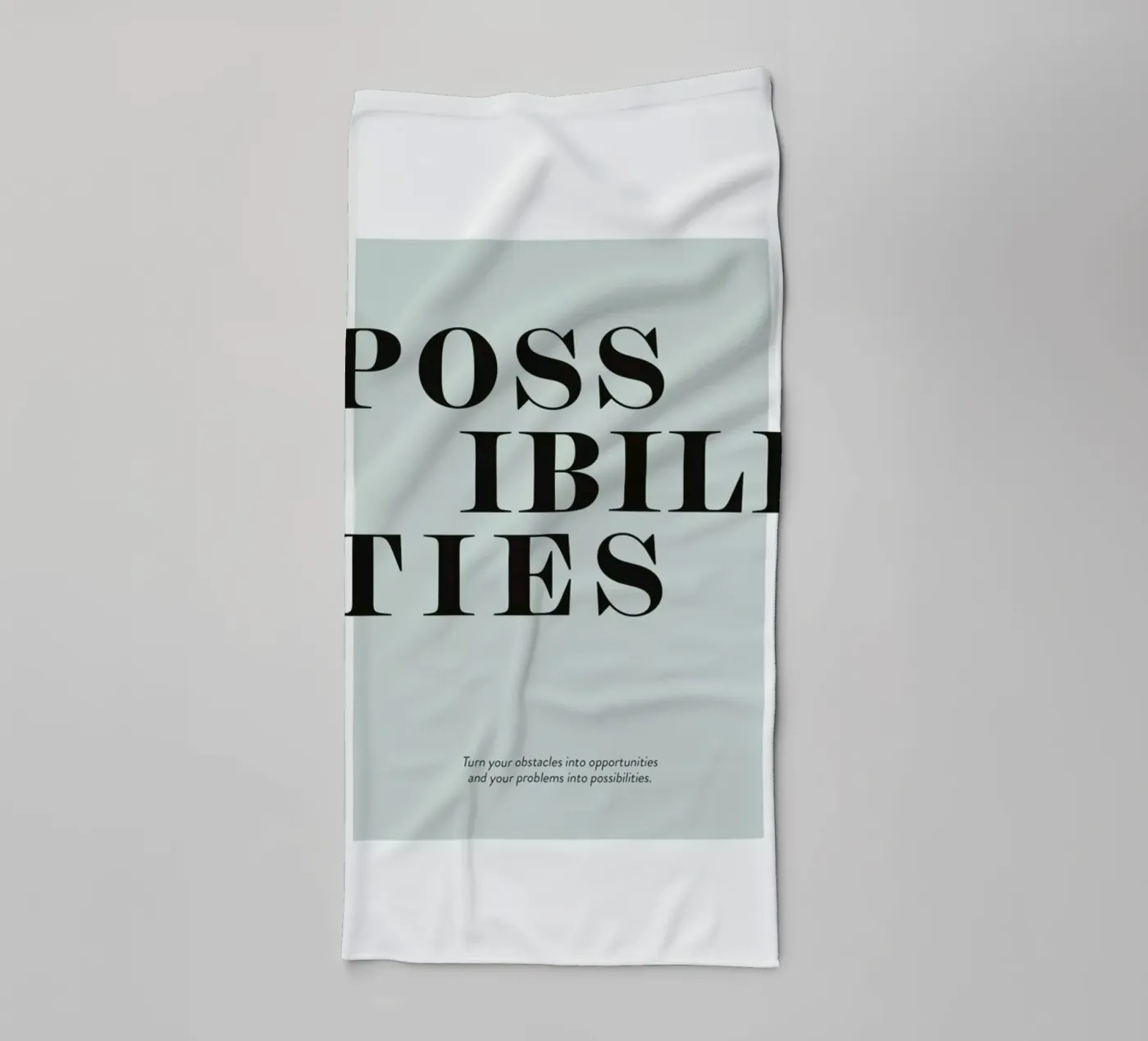 Possibilities towel by Ayleen