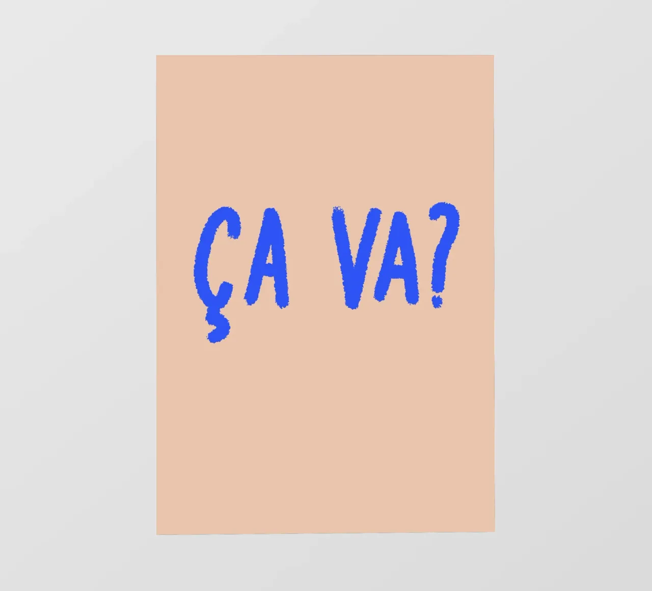 Ça va? telo in pvc da FRICKE DESIGN