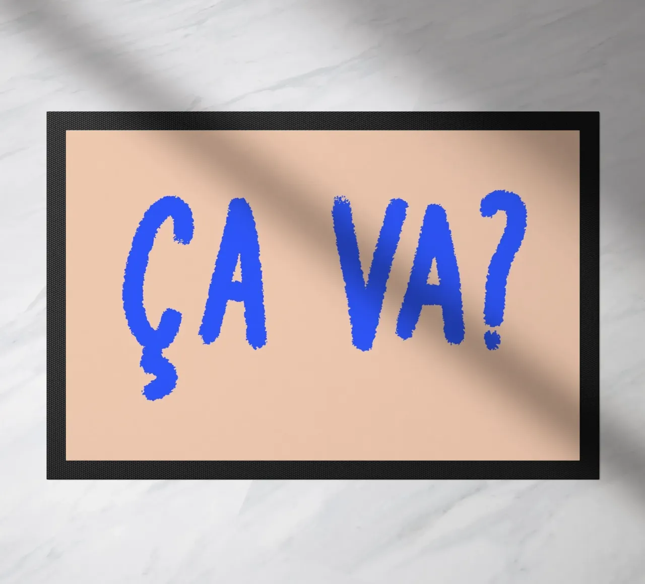 Ça va? doormat by FRICKE DESIGN