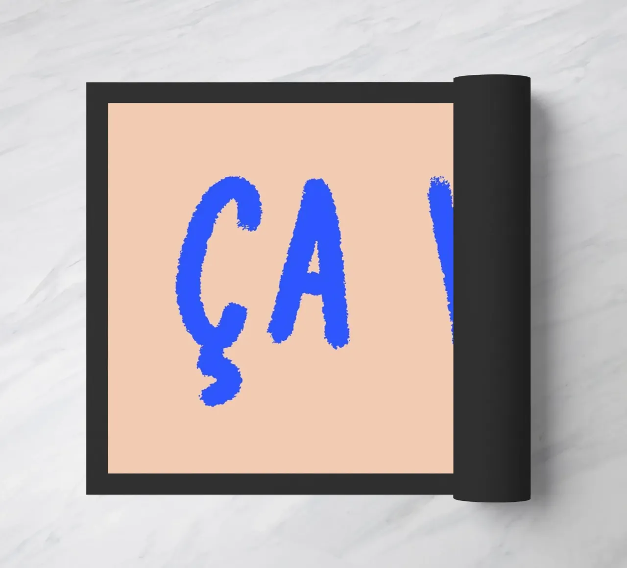 Ça va? doormat by FRICKE DESIGN