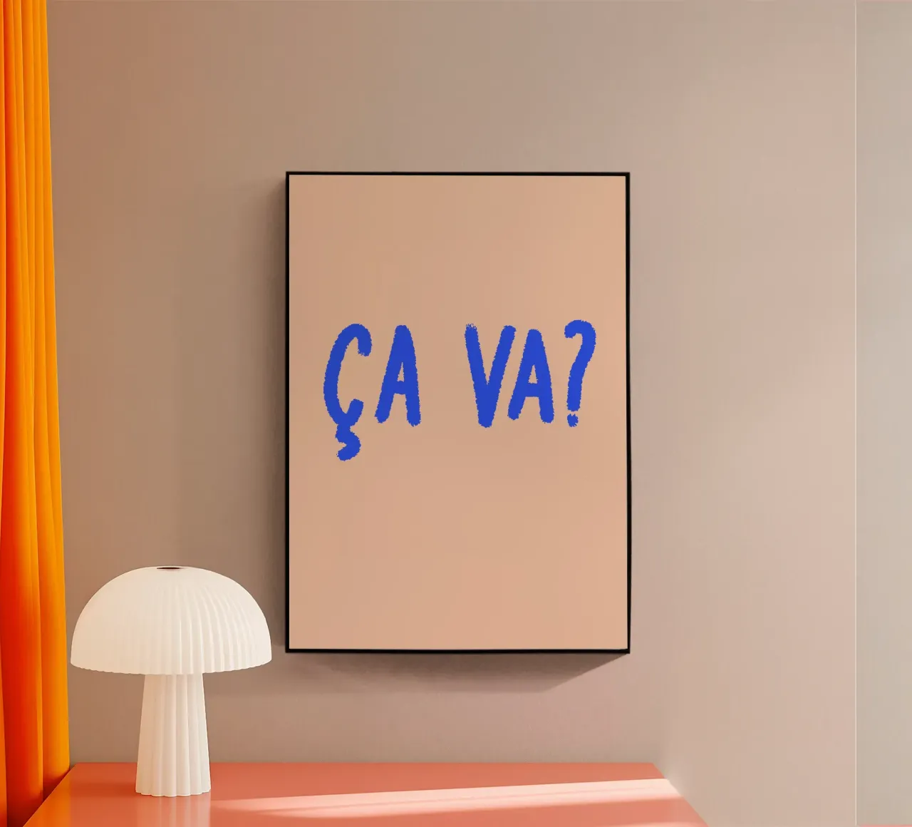 Ça va? acryl van FRICKE DESIGN