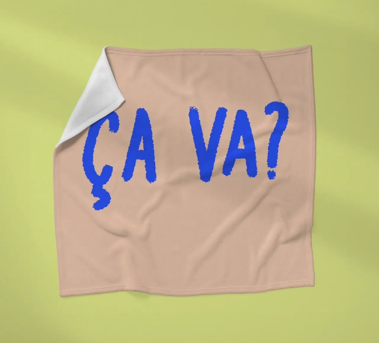 Ça va? coperta in pile da FRICKE DESIGN