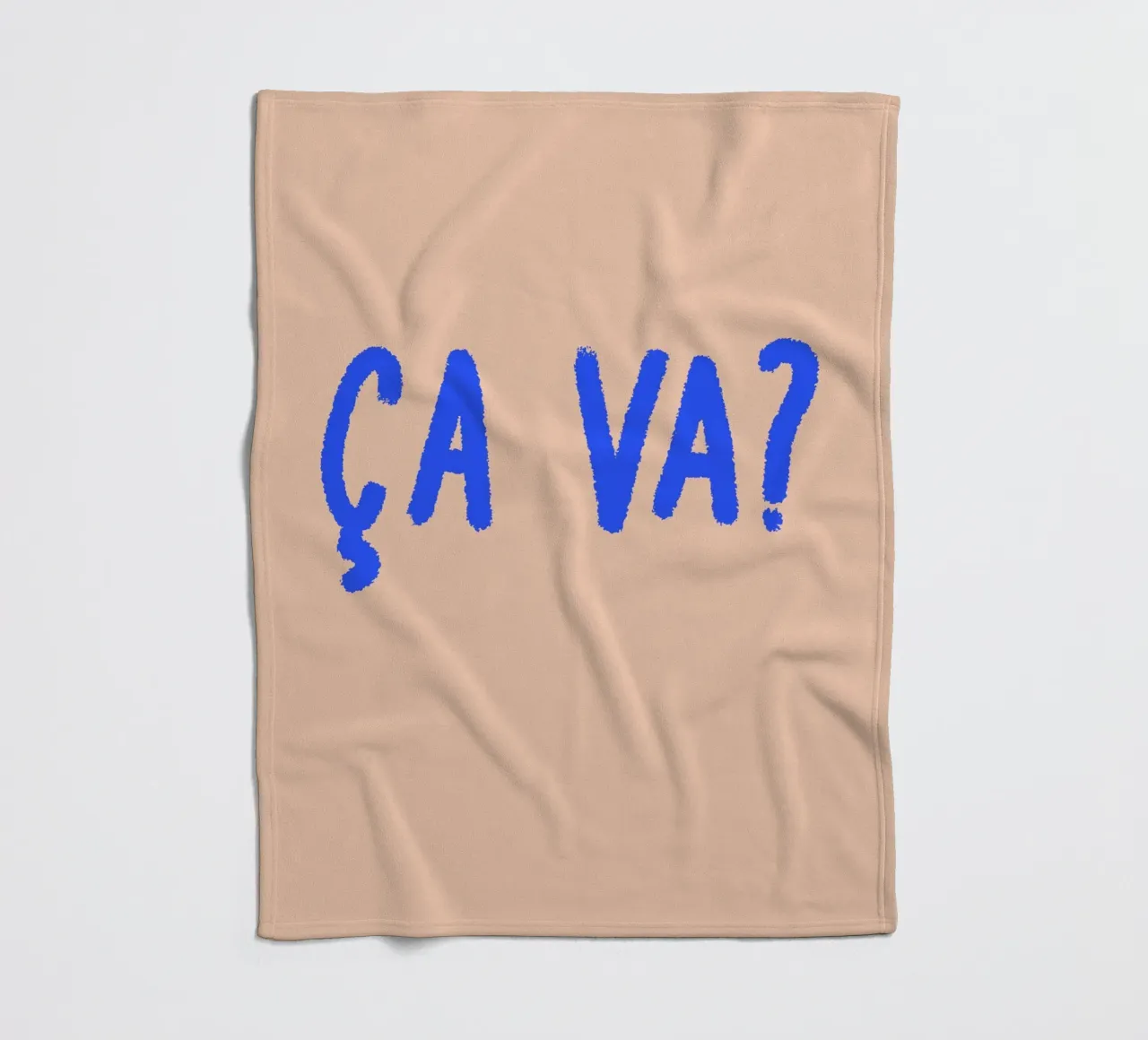 Ça va? coperta in pile da FRICKE DESIGN