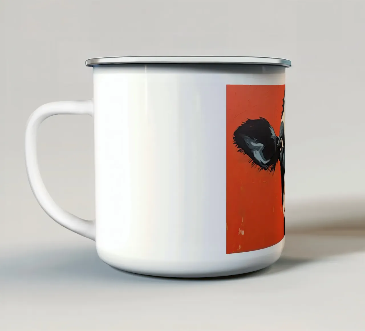 Arte da parete di Imagine tazza in smalto da Imagine