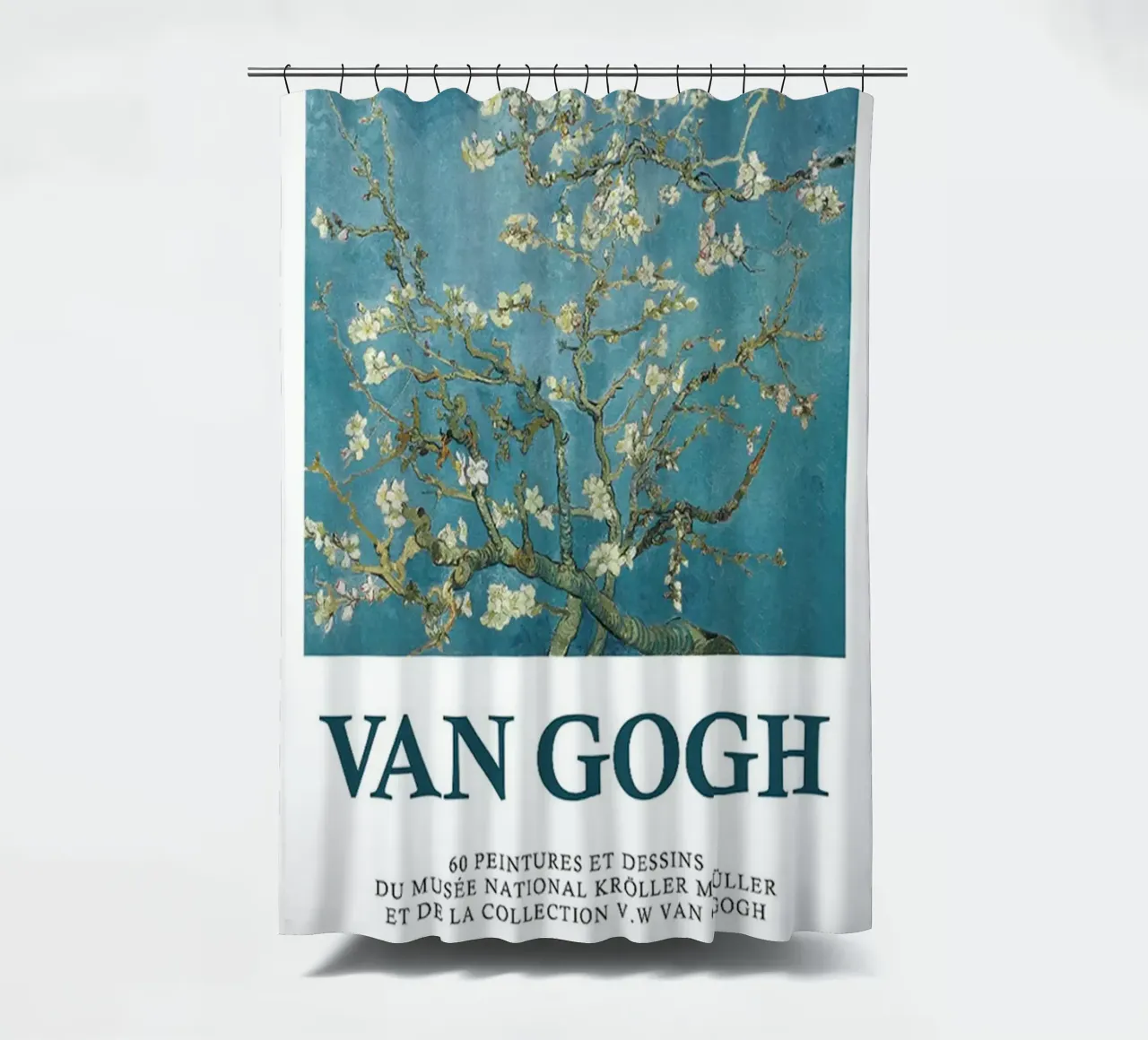 Vincent van Gogh Kunstdruk - Amandelbloesem douchegordijn van ashcraft shop