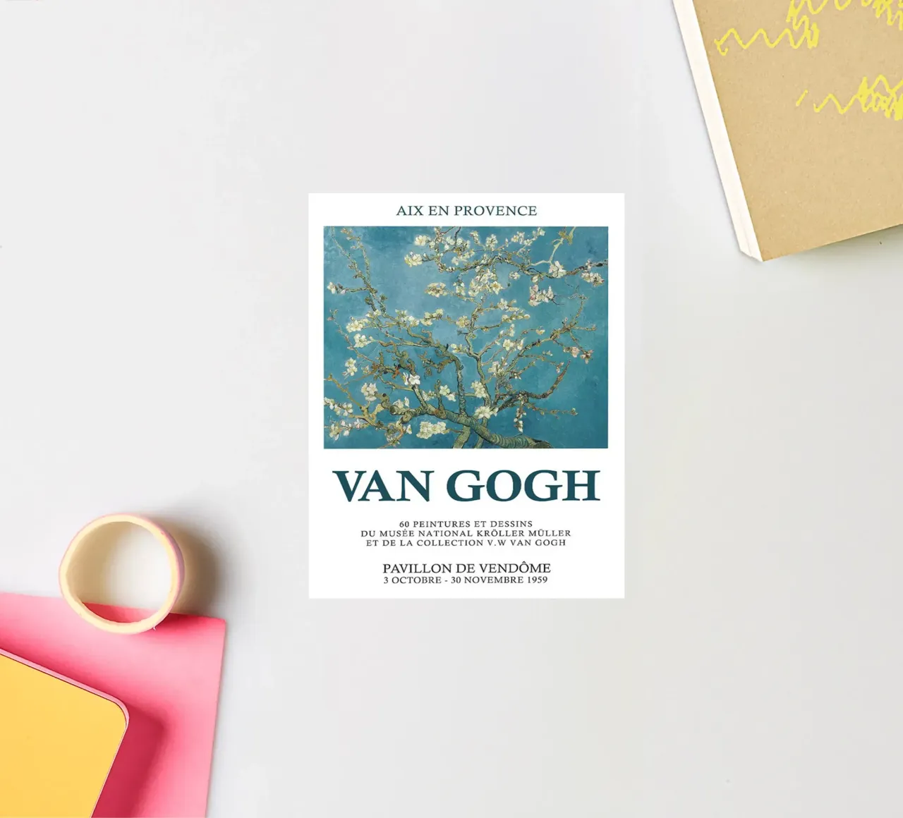 Vincent van Gogh Impresión artística - Almendro en flor pegatina de ashcraft shop