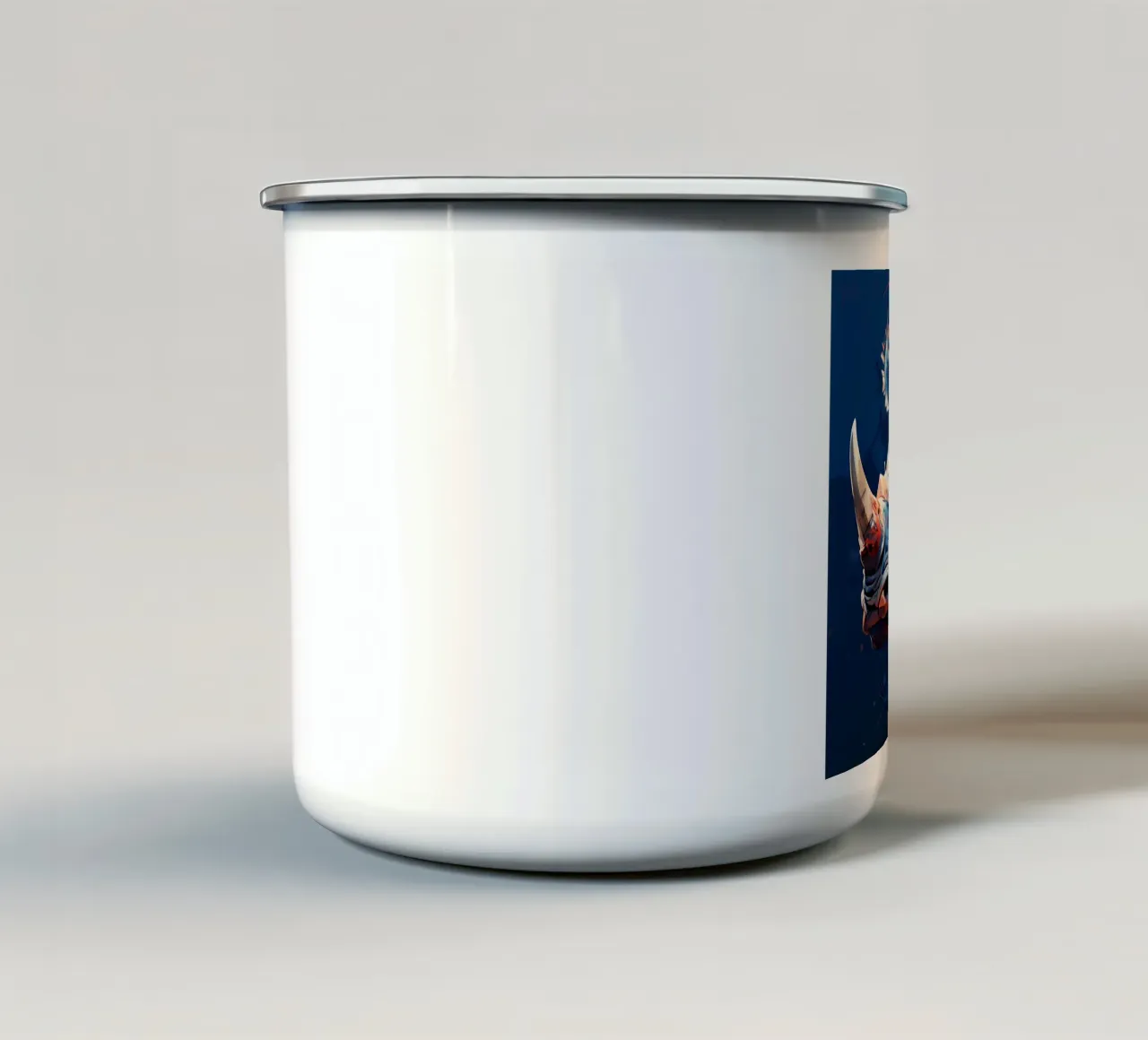Nashorn_Stil_F_1 tazza in smalto da Tierisch bunt by LK