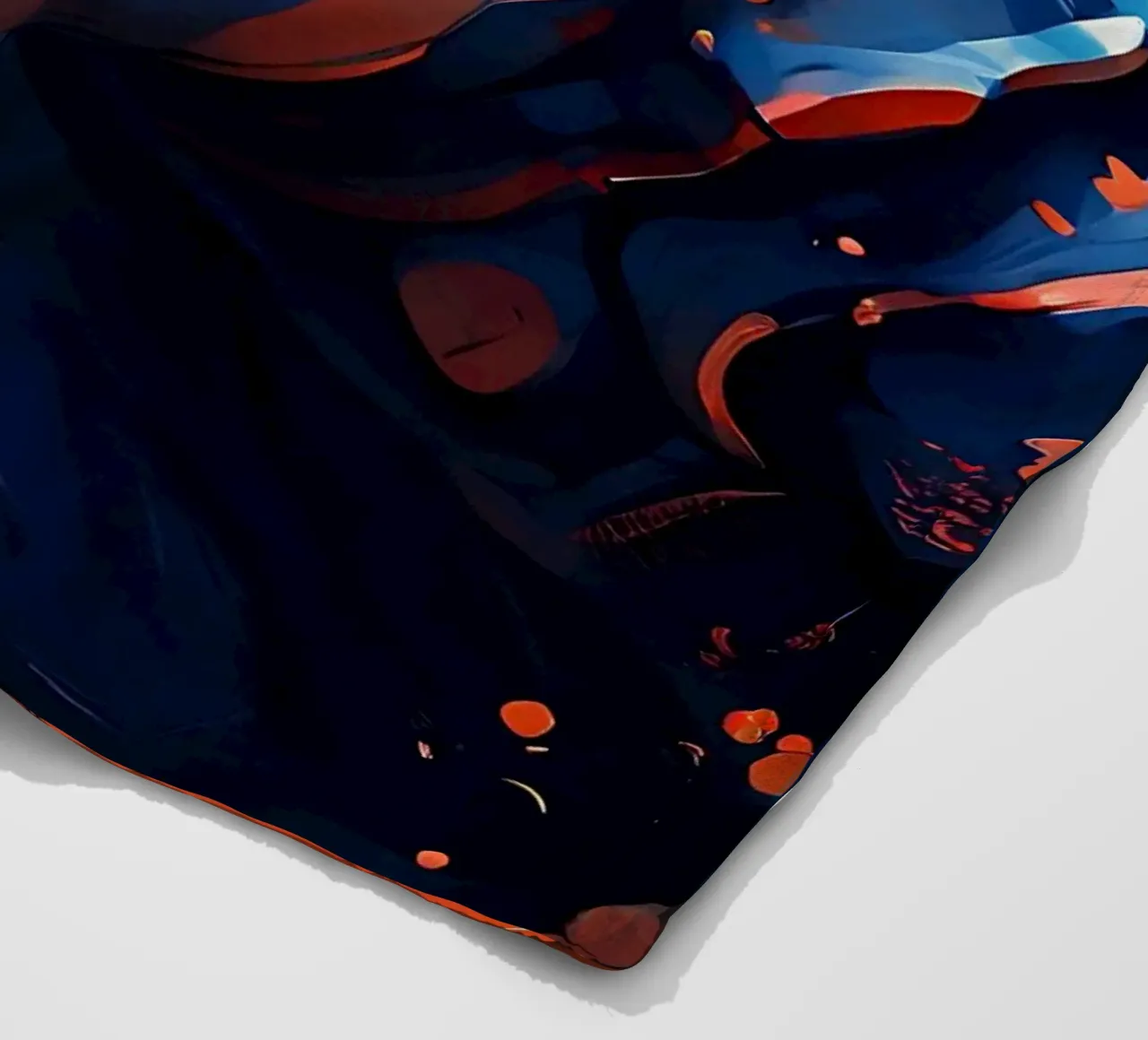 Nashorn_Stil_F_1 fleece blanket by Tierisch bunt by LK