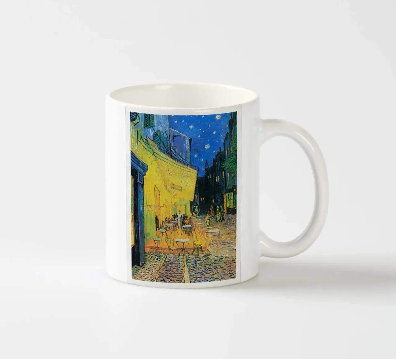 Stampa d'arte di Vincent van Gogh - Terrazza del caffè di notte tazza in ceramica da ashcraft shop