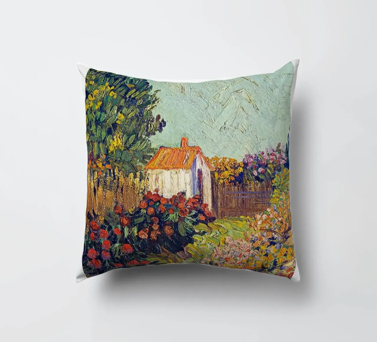 Vincent van Gogh Art Print - Paysage coussin de ashcraft shop