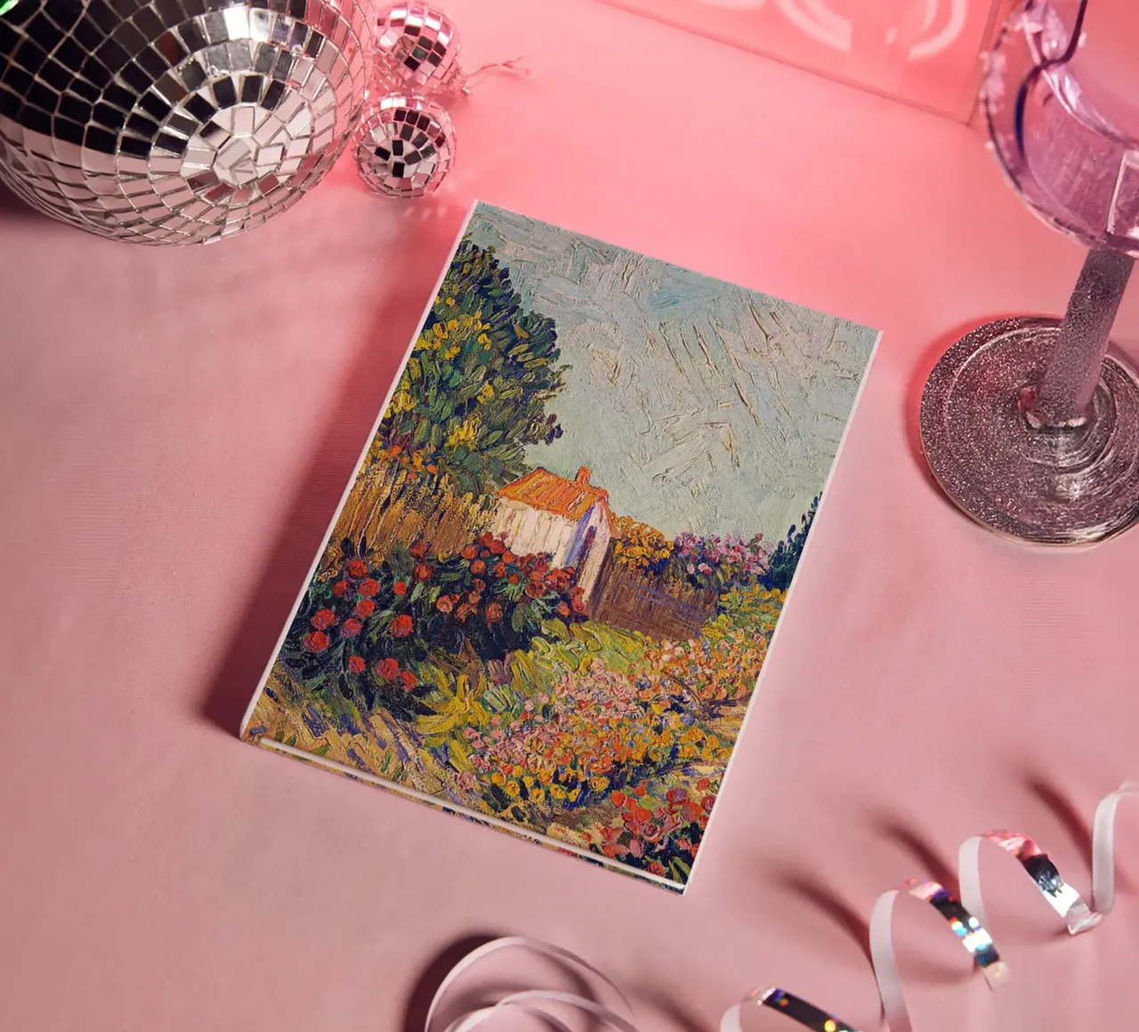 Vincent van Gogh Art Print - Landscape notebook by ashcraft shop