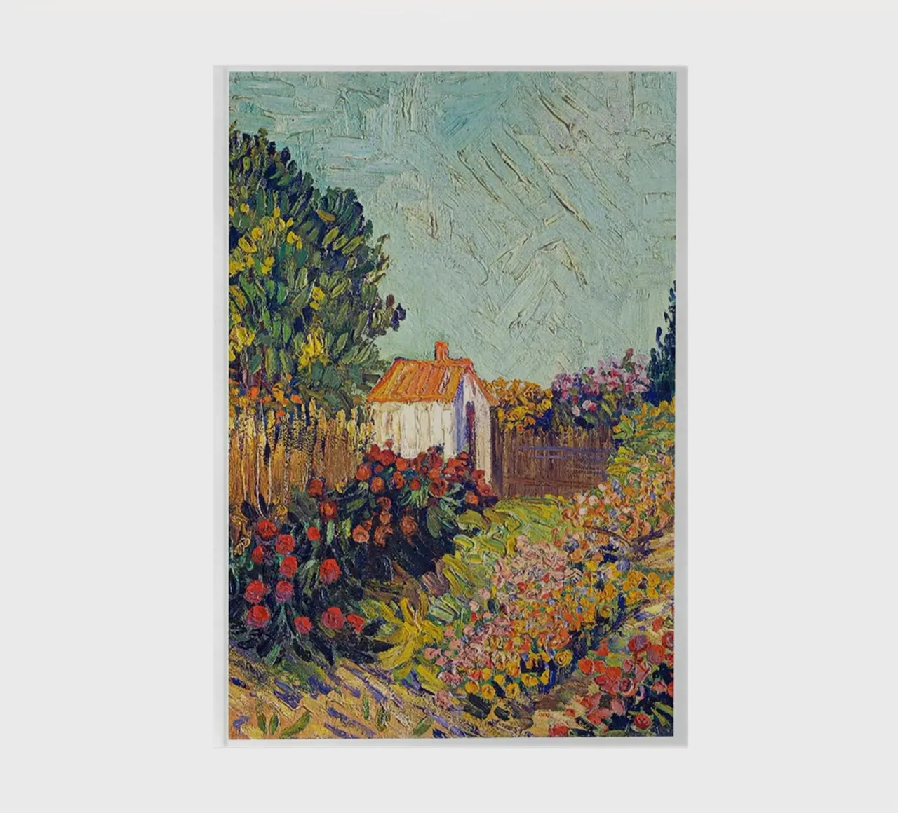 Vincent van Gogh Art Print - Landscape notebook by ashcraft shop