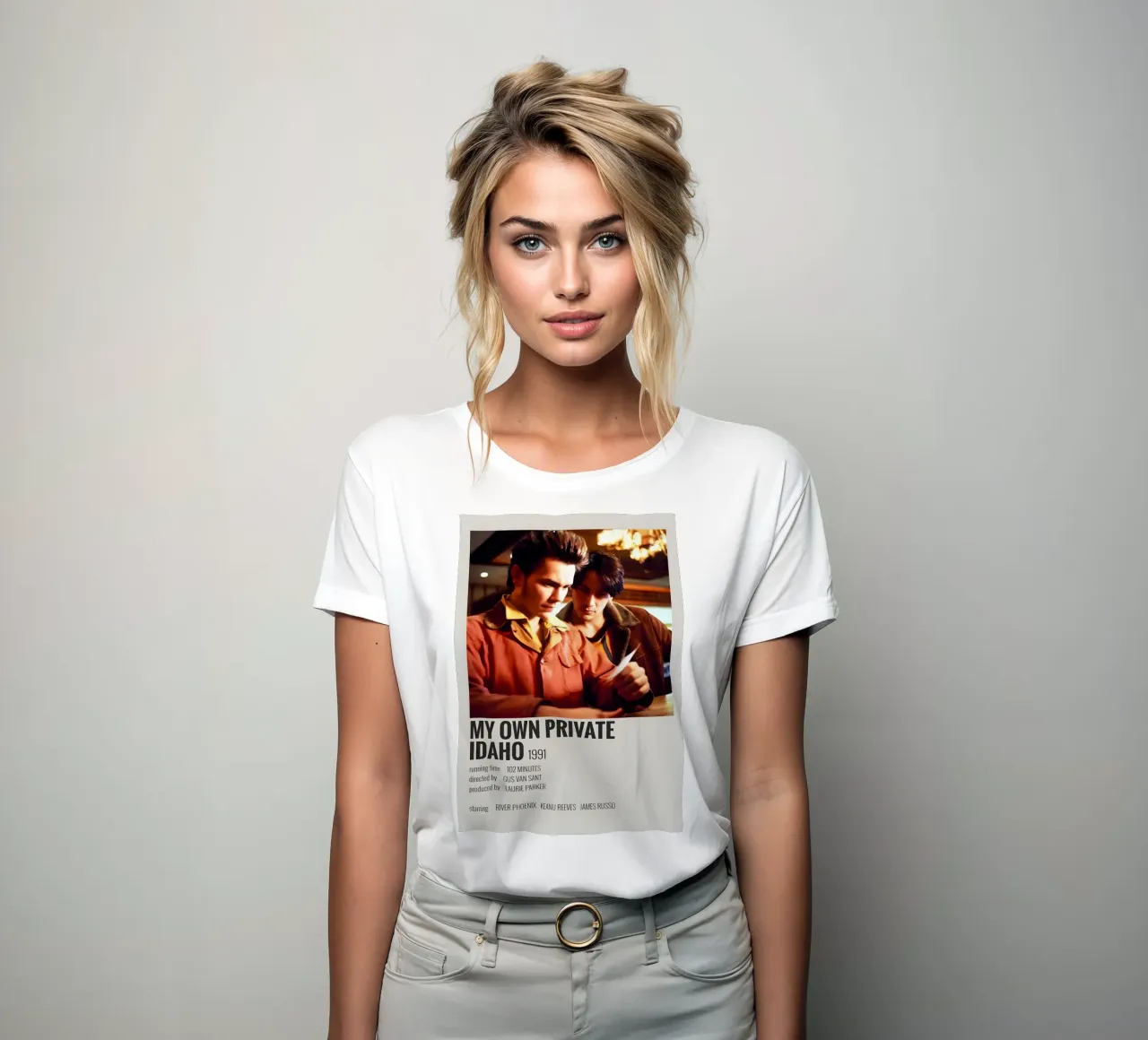 MY OWN PRIVATE IDAHO 1991 women's fitted t-shirt by MVFminimalist