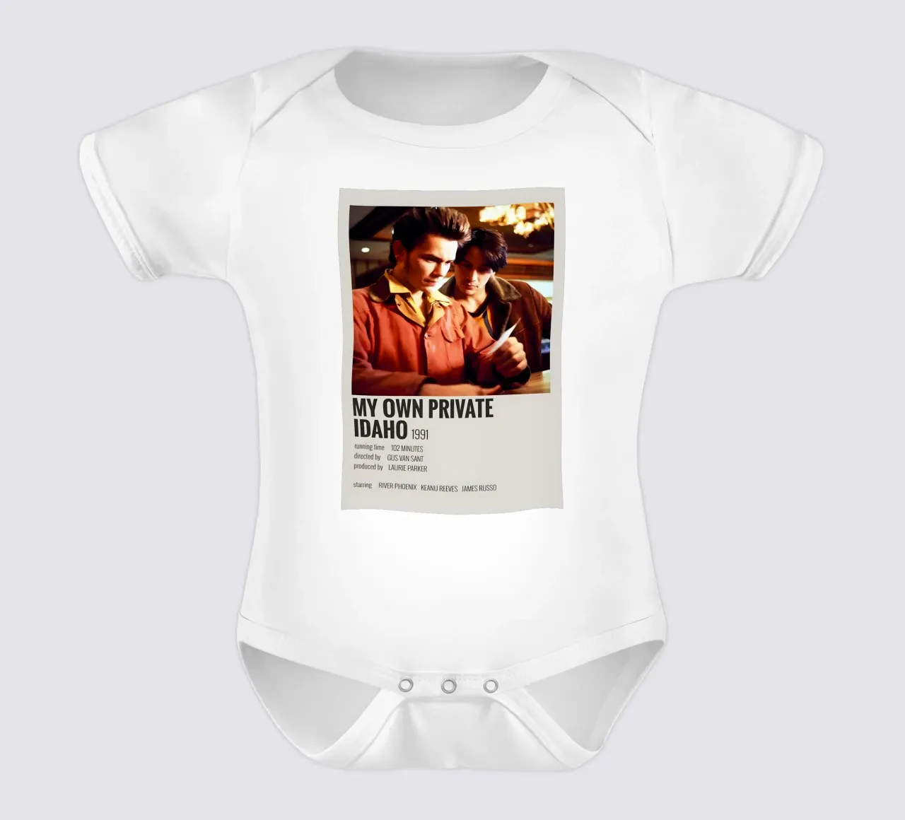 MY OWN PRIVATE IDAHO 1991 body neonato maniche corte da MVFminimalist
