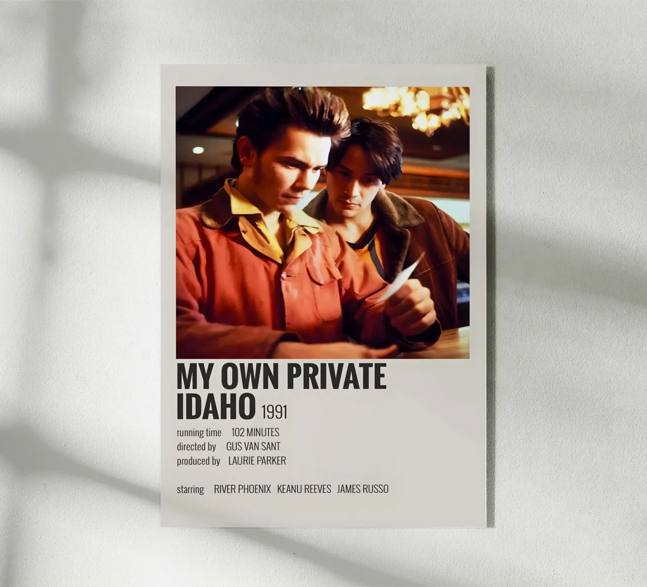 MY OWN PRIVATE IDAHO 1991 plexiglass da MVFminimalist