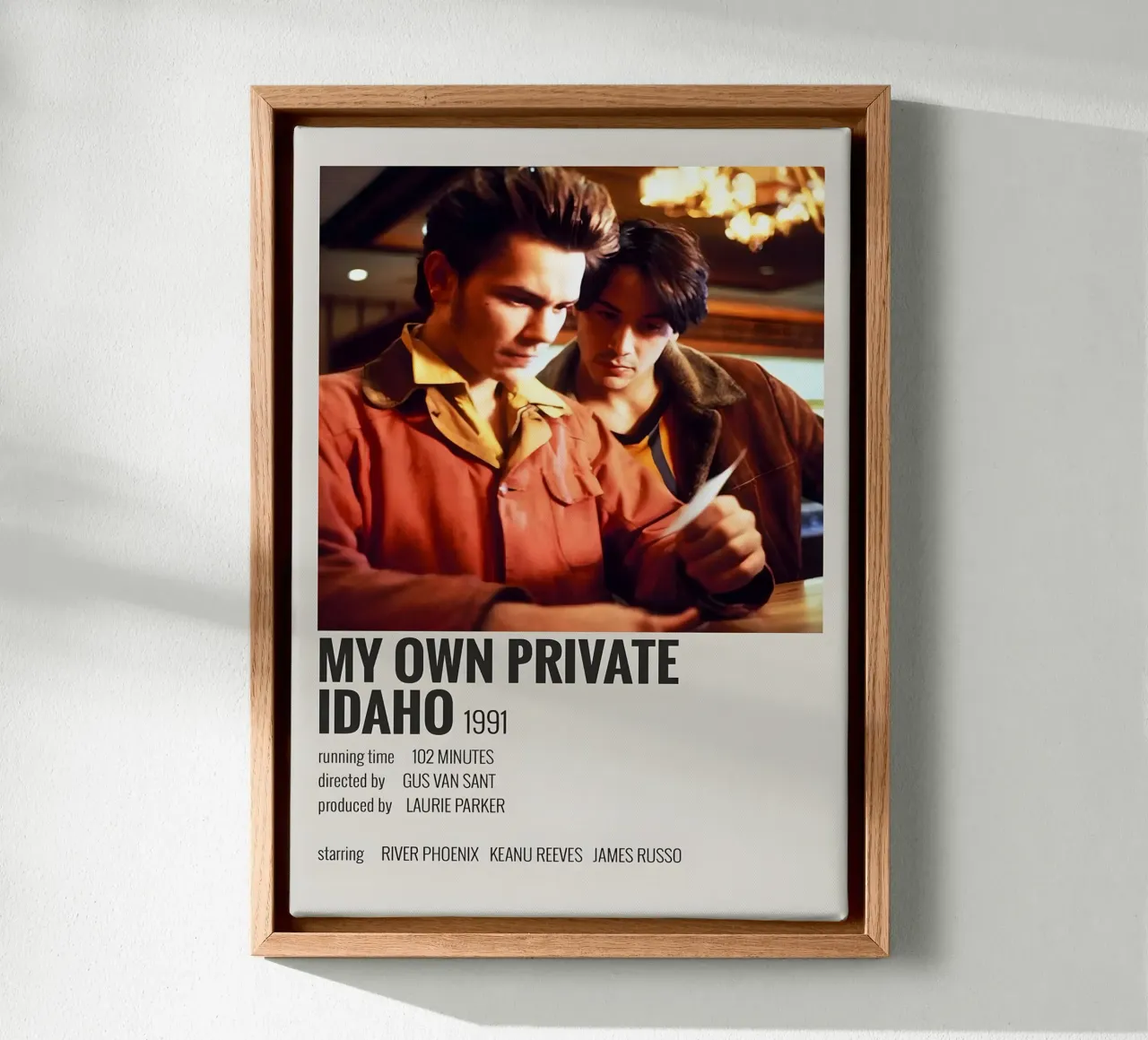 MY OWN PRIVATE IDAHO 1991 canvas by MVFminimalist
