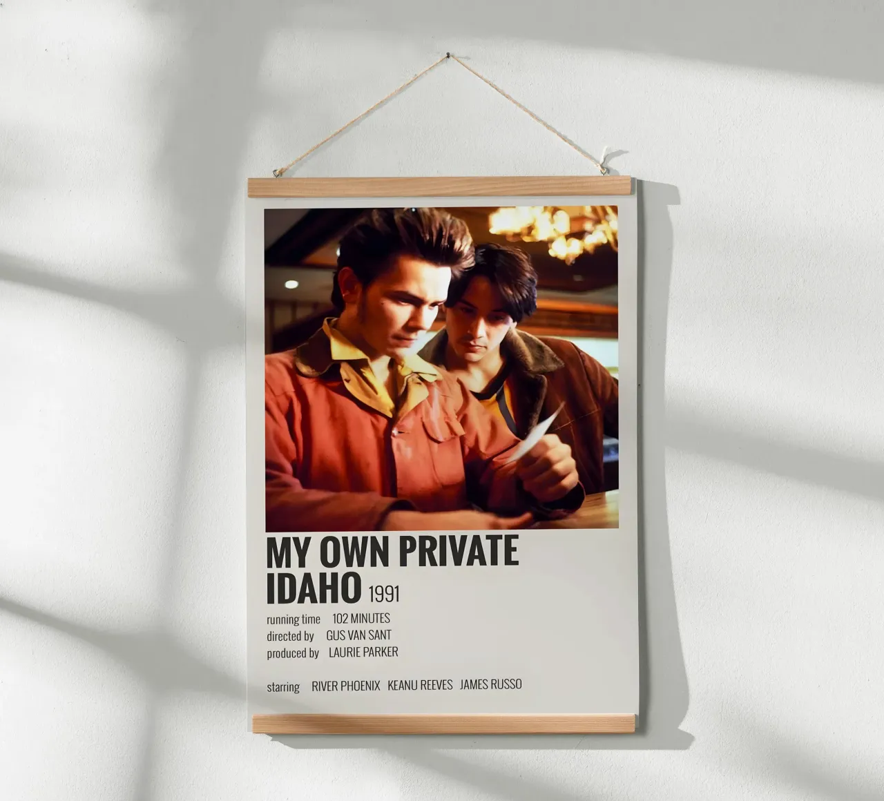 MY OWN PRIVATE IDAHO 1991 carta hahnemühle da MVFminimalist