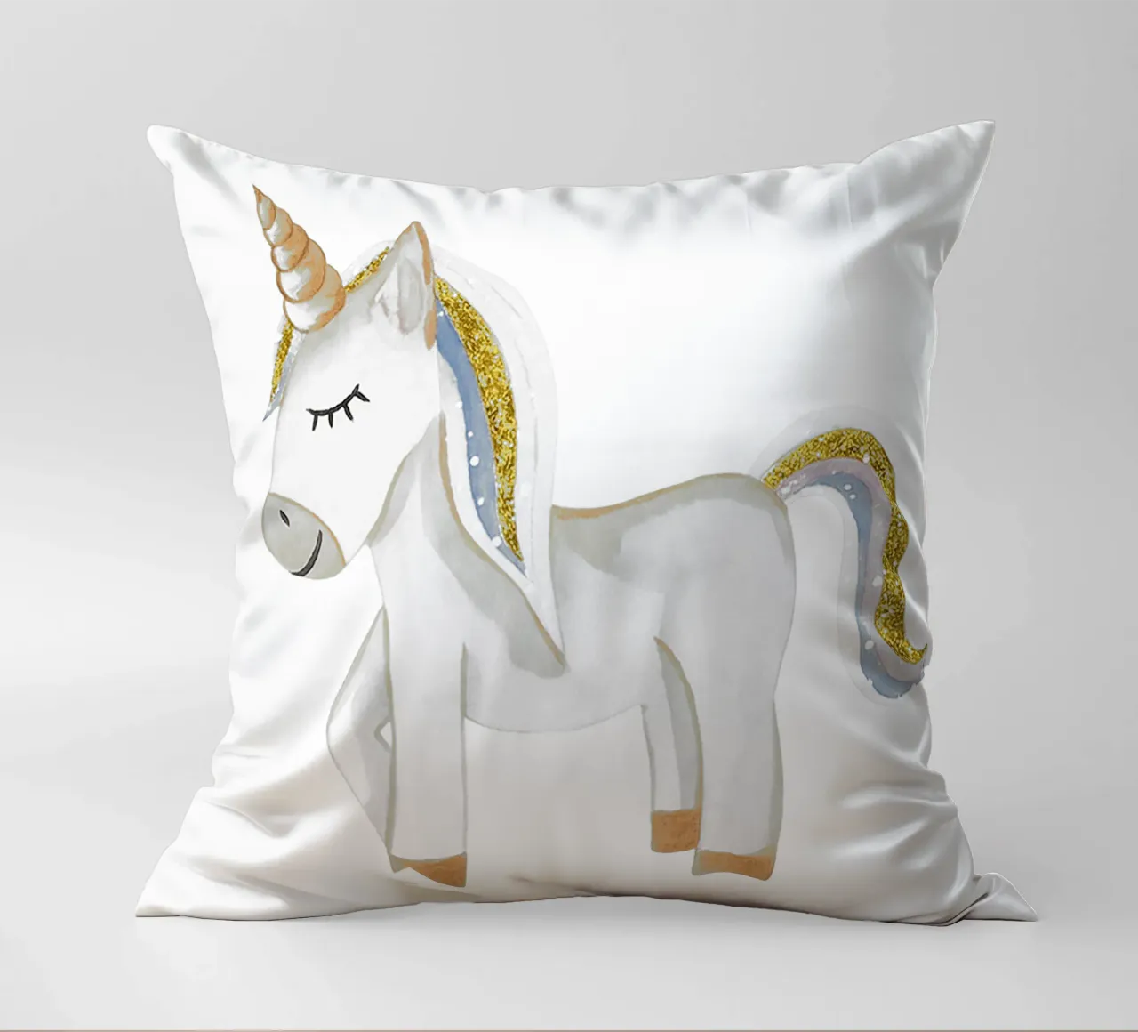 Baby Unicorn decorative cushion by Attaboy Dsgn