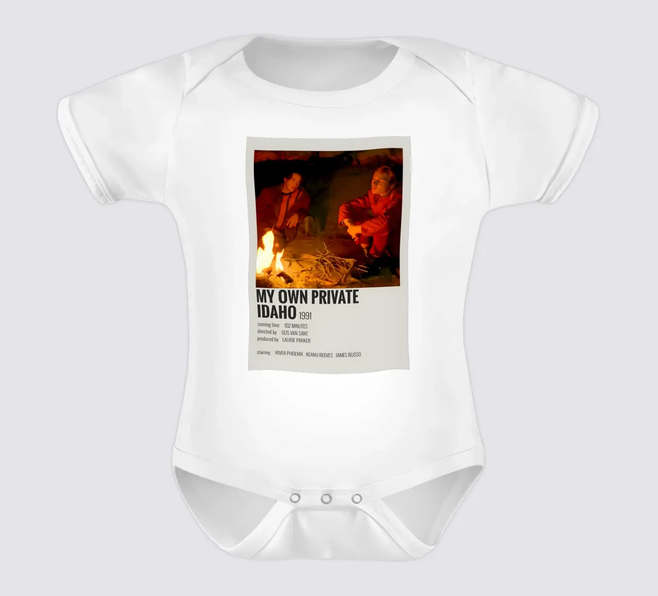 MY OWN PRIVATE IDAHO 1991 body neonato maniche corte da MVFminimalist