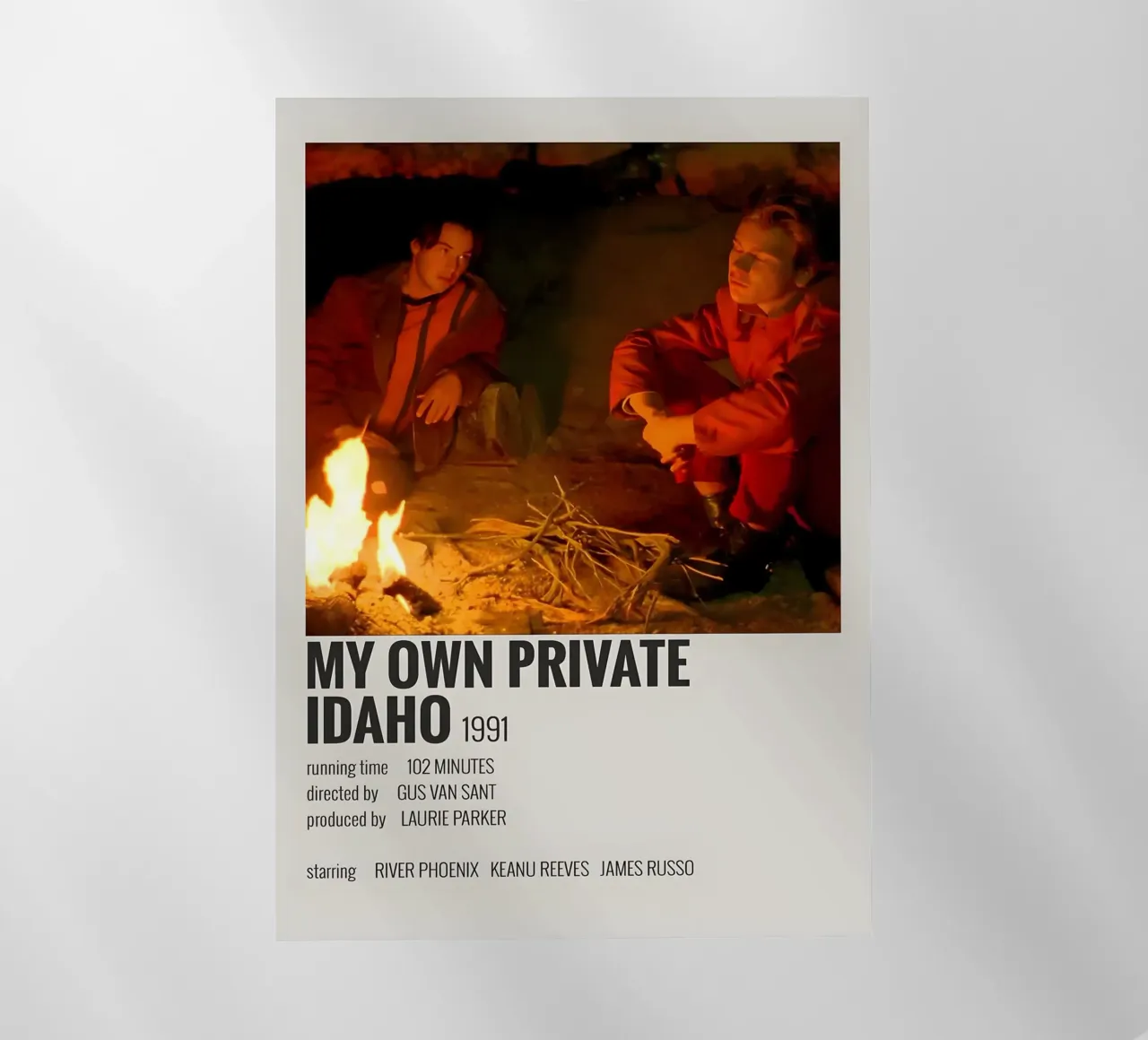 MY OWN PRIVATE IDAHO 1991 pellicola backlit da MVFminimalist