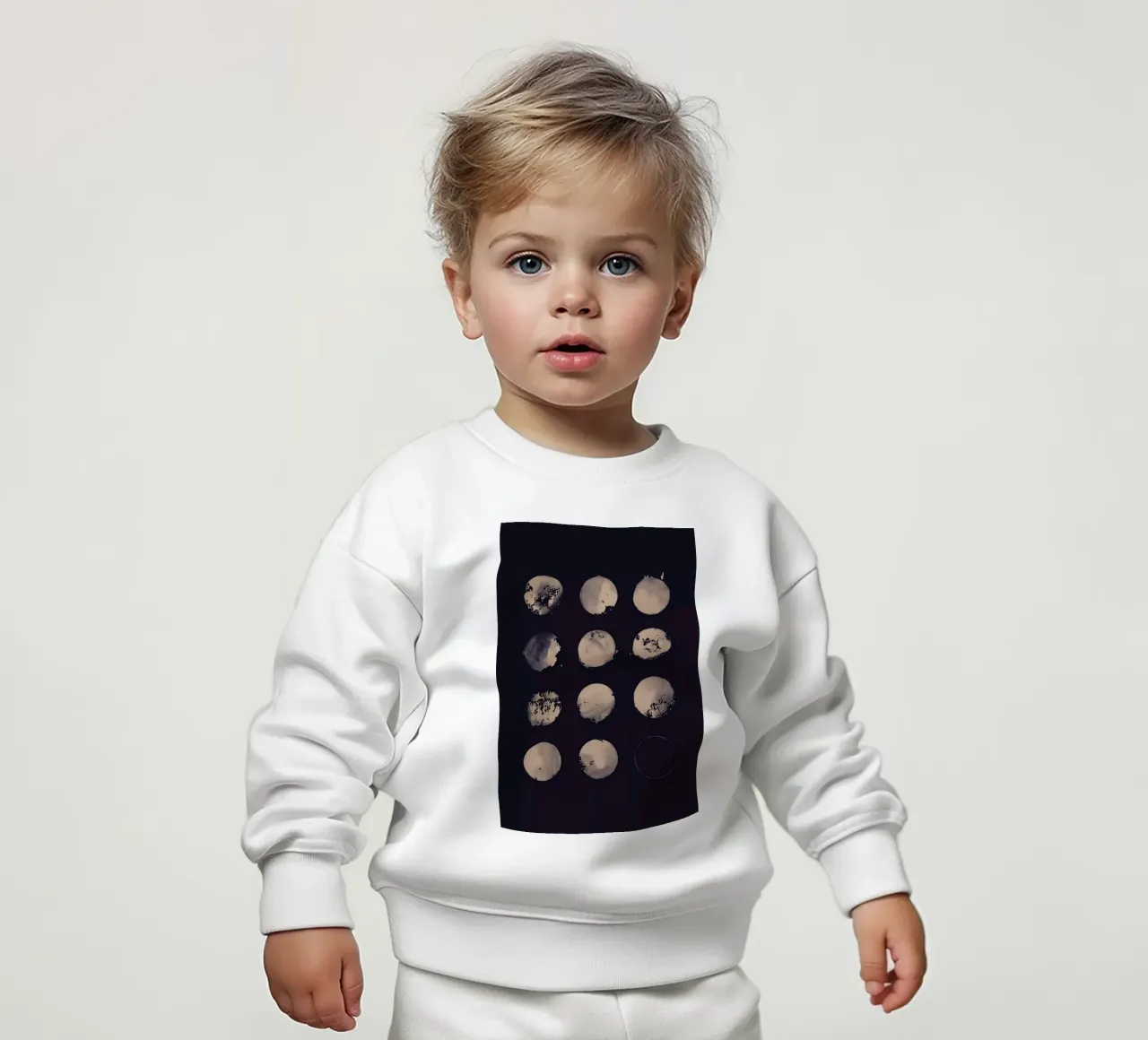 Twelve Moons felpa neonato da Florent Bodart