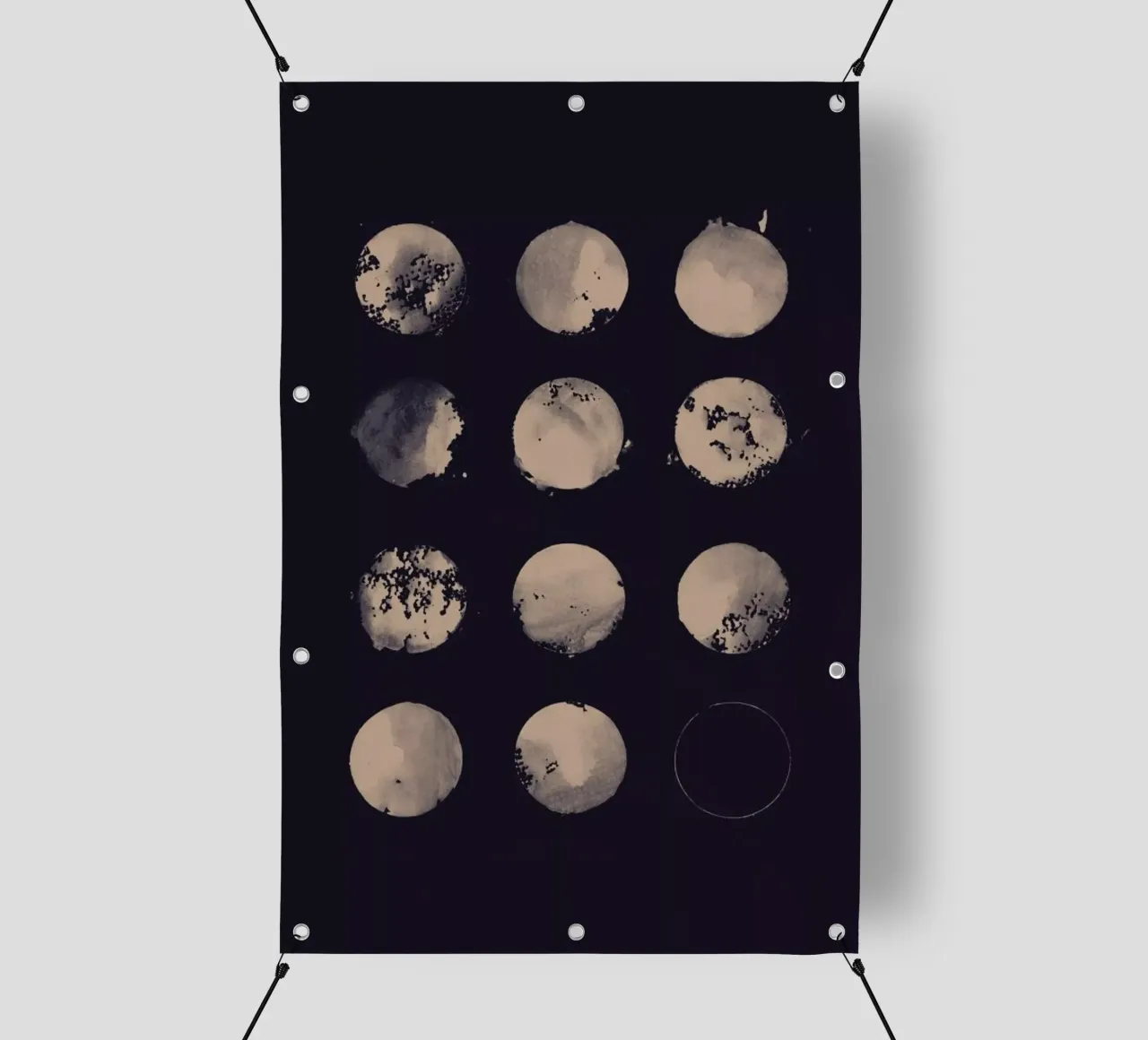 Twelve Moons telo in pvc da Florent Bodart