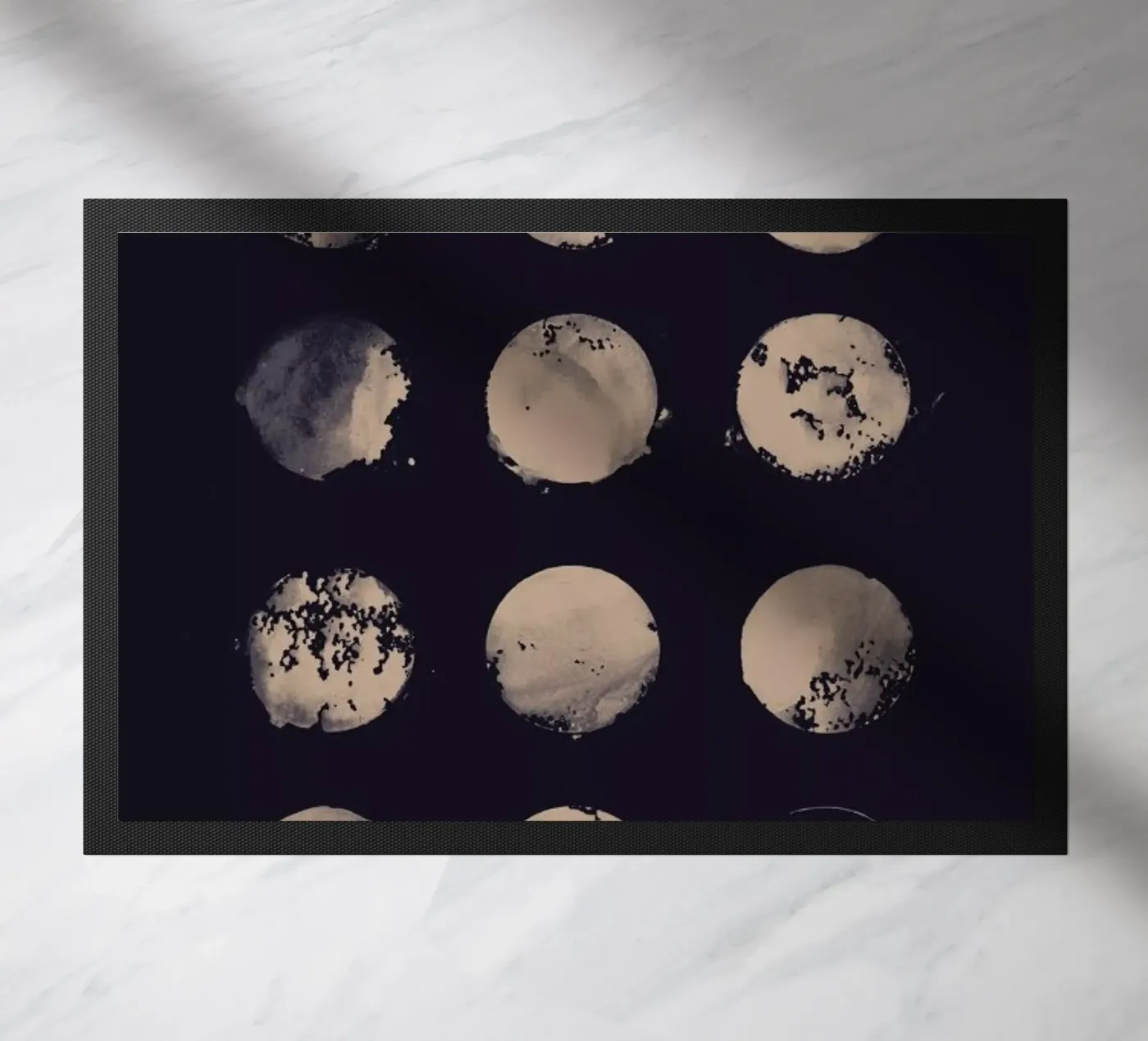 Twelve Moons Fußmatte von Florent Bodart