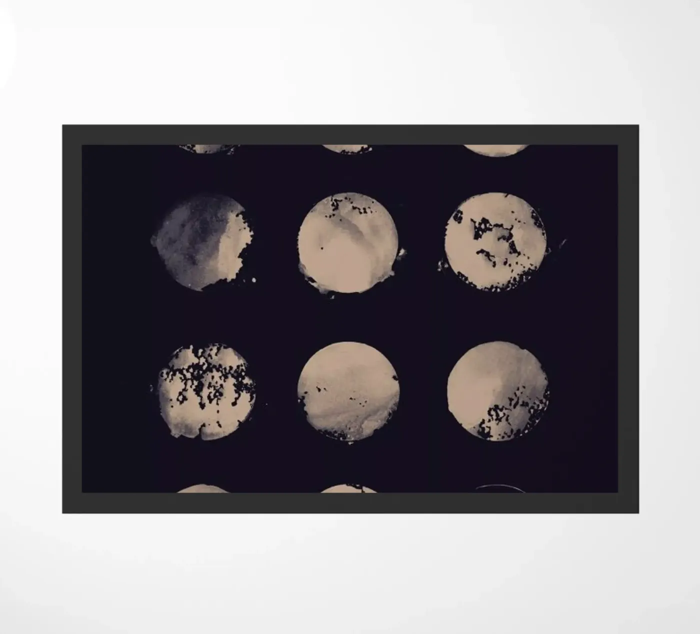 Twelve Moons Fußmatte von Florent Bodart