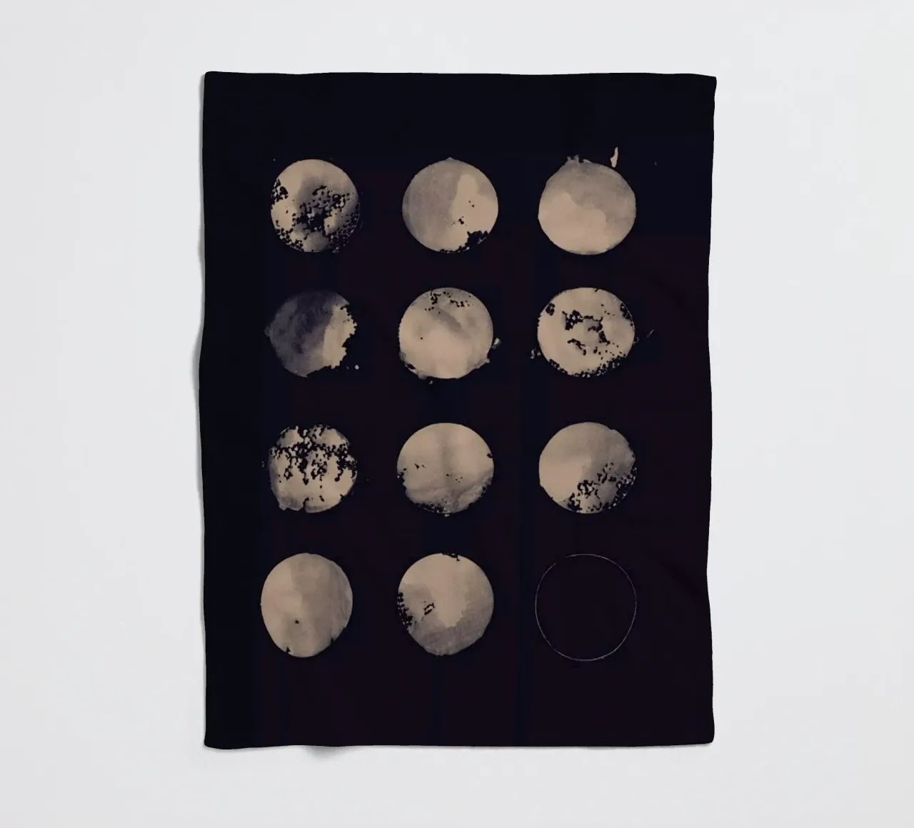 Twelve Moons Fleecedecke von Florent Bodart