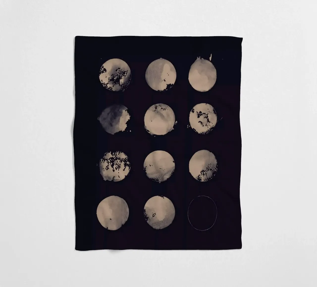 Twelve Moons Fleecedecke von Florent Bodart