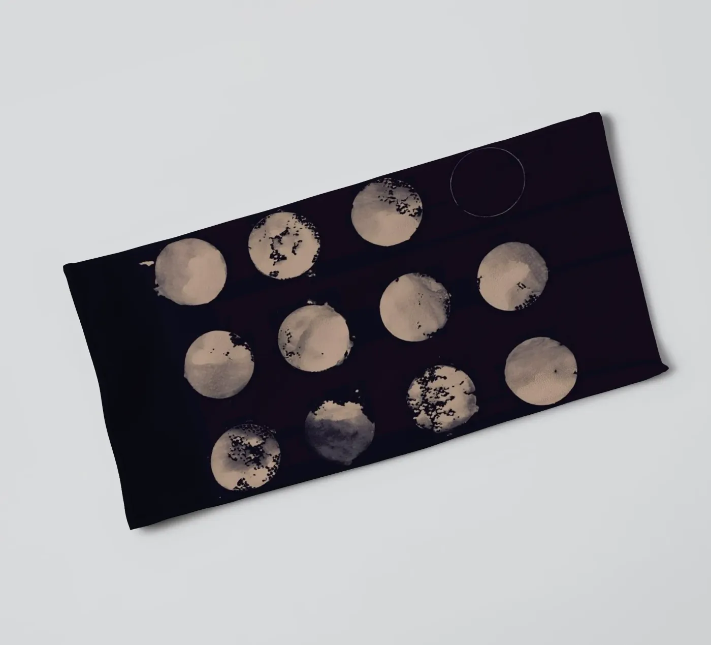 Twelve Moons towel by Florent Bodart