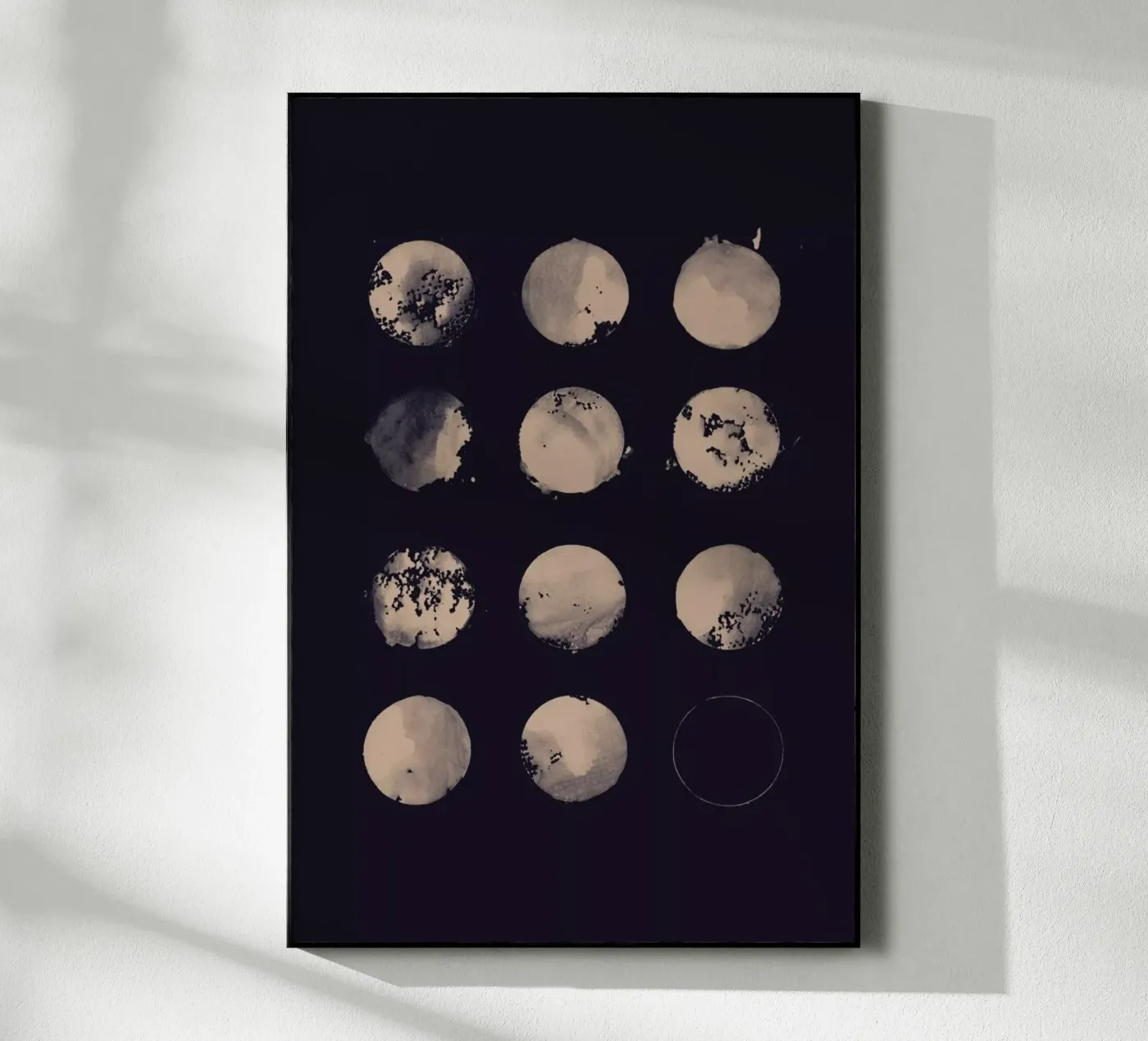 Twelve Moons Acryl-Glas von Florent Bodart