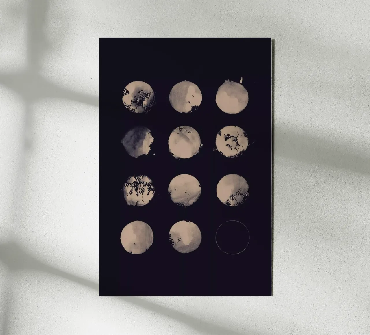 Twelve Moons alluminio dibond da Florent Bodart