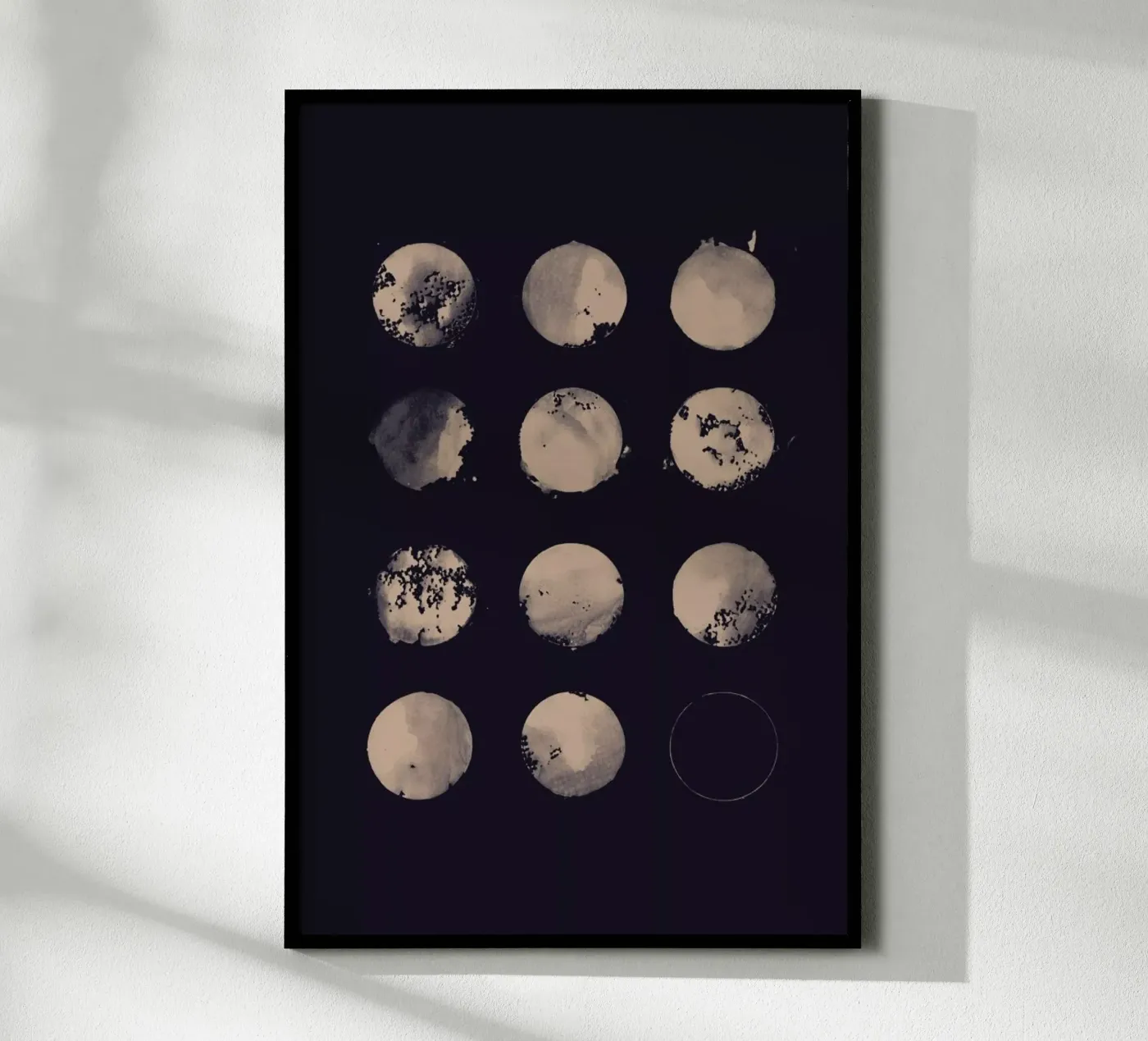 Twelve Moons Poster von Florent Bodart