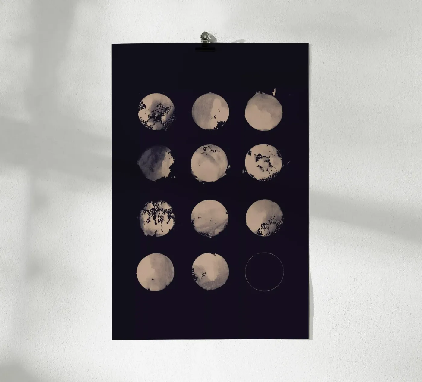 Twelve Moons Poster von Florent Bodart