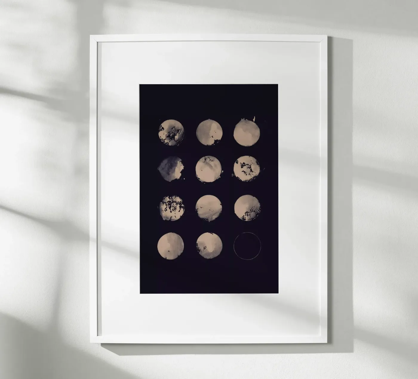 Twelve Moons Poster von Florent Bodart