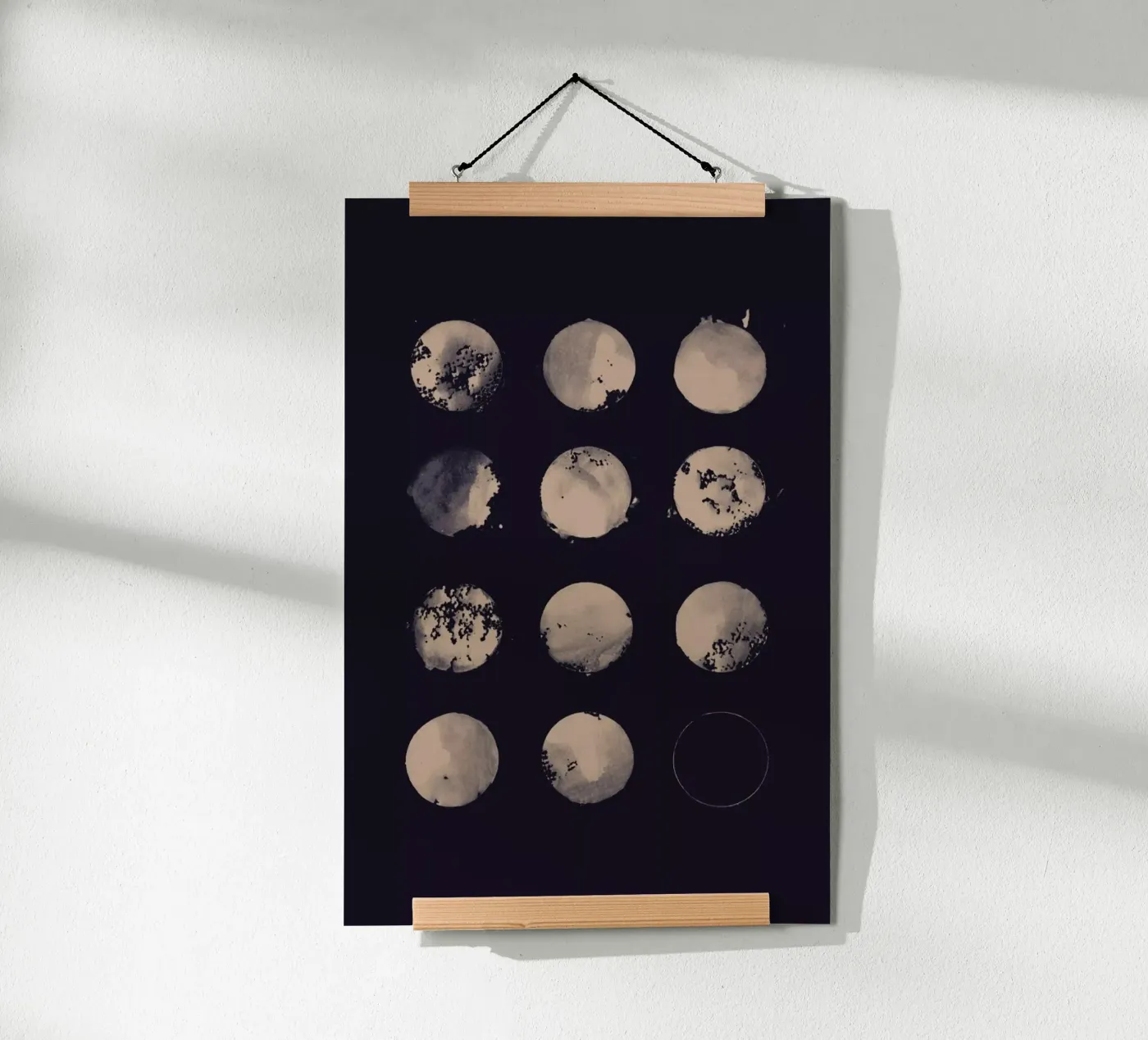 Twelve Moons Poster von Florent Bodart