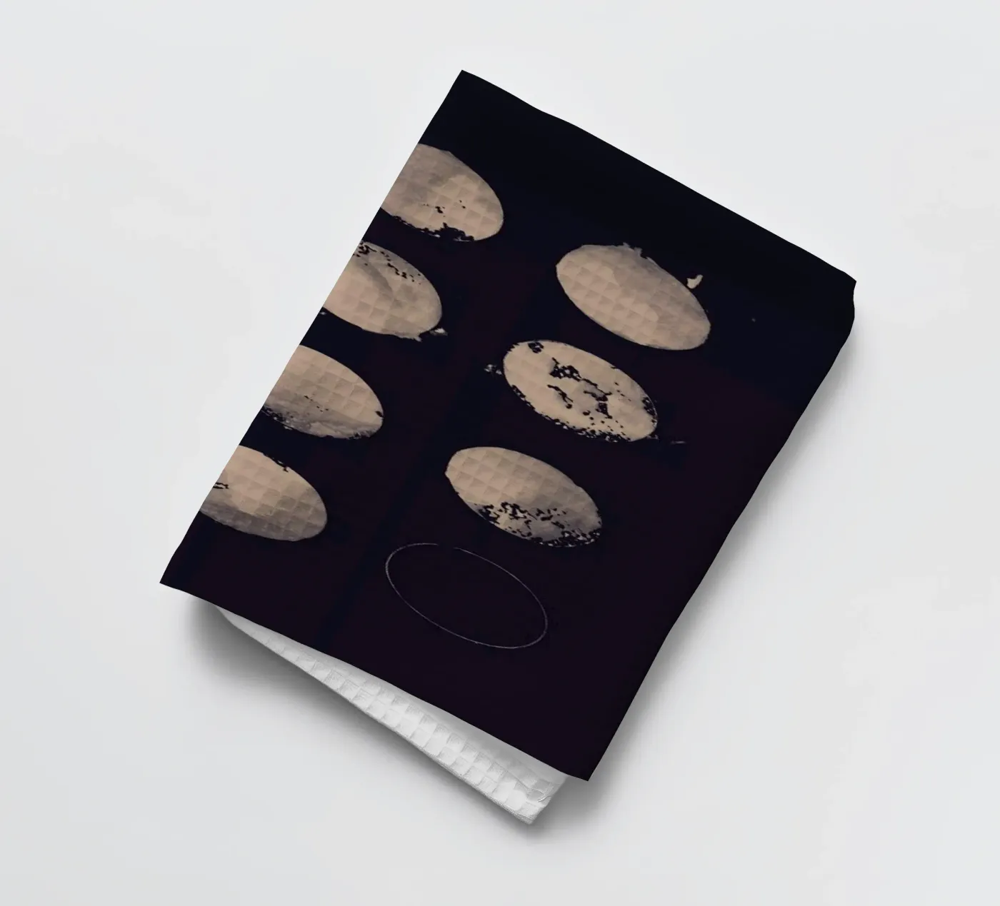 Twelve Moons Geschirrtuch von Florent Bodart