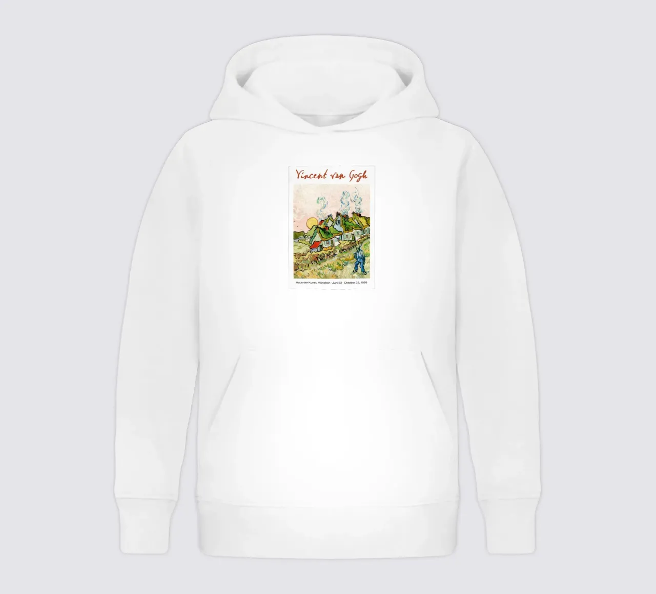 Vincent van Gogh Exhibition Poster - Farmhouse en Provence kids hoodie by ashcraft shop